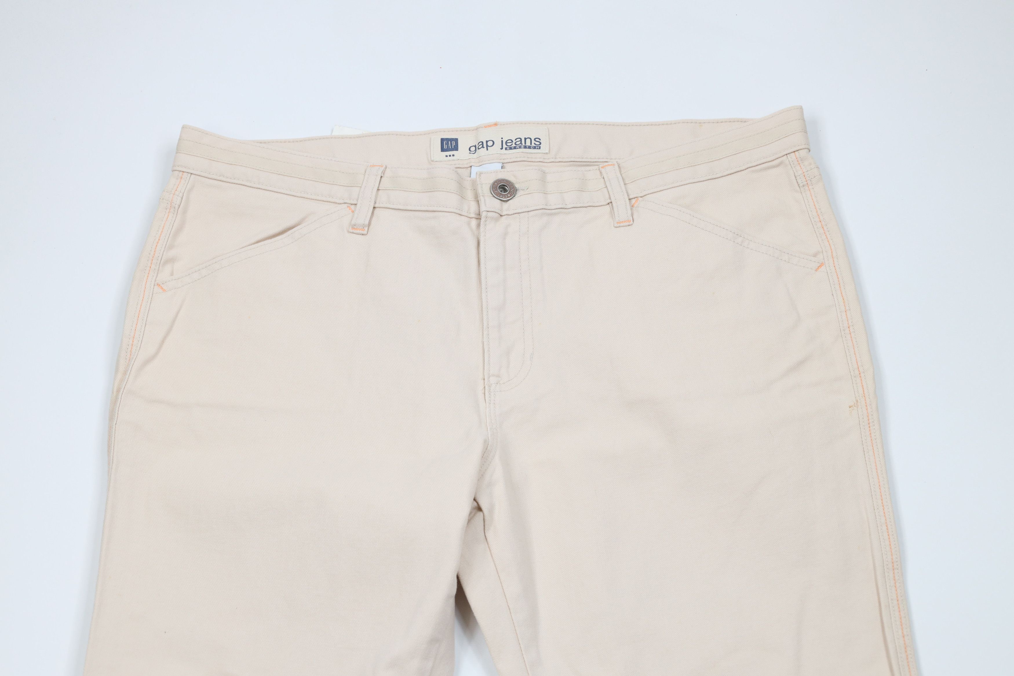 Gap × Vintage Deadstock Vintage Y2K 2005 Gap Wide Leg Bell Bottoms Jeans Size 38" / US 16 / IT 52 - 2 Thumbnail