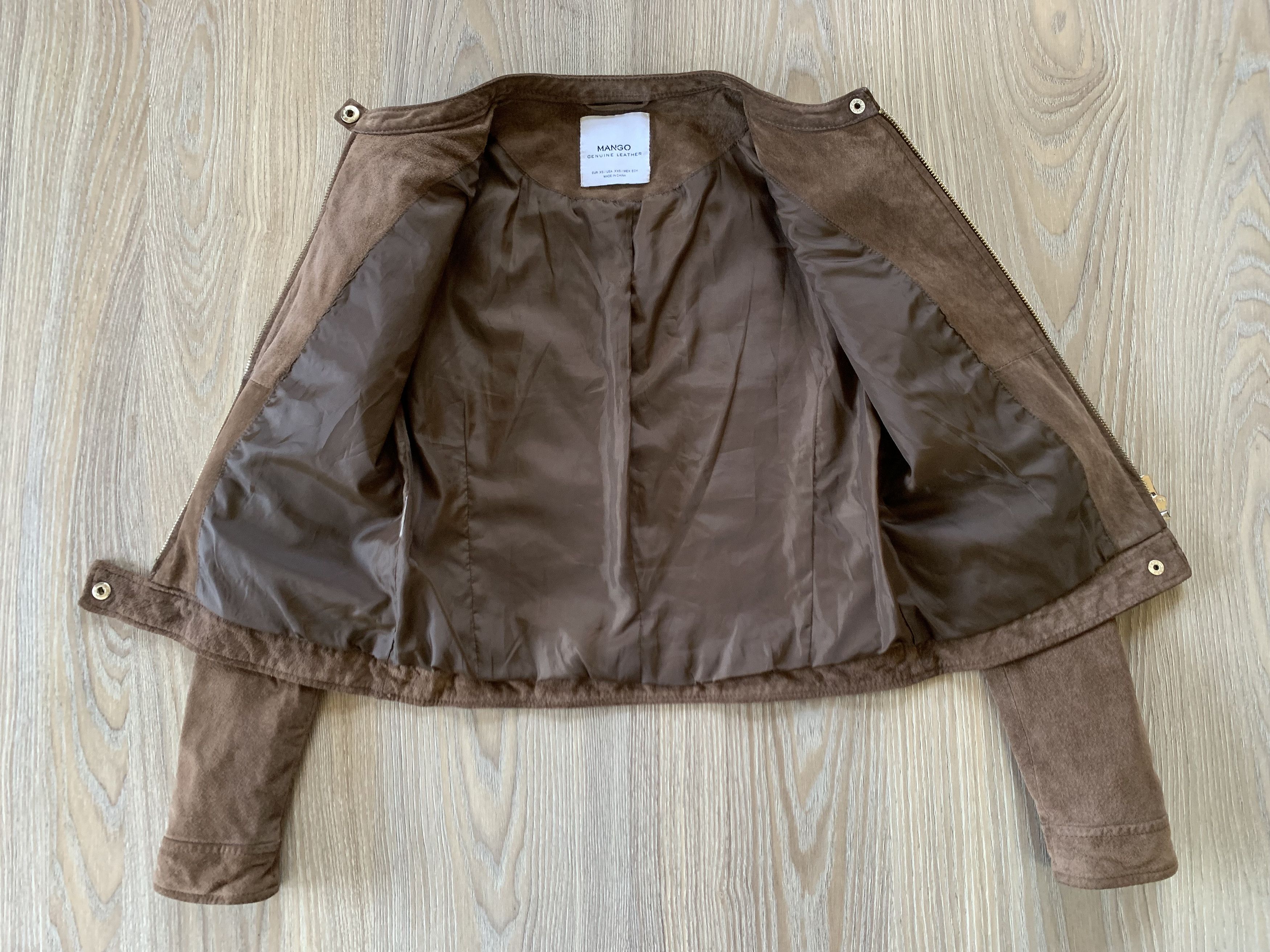 Mango Mango Suede Leather Jacket Size S / US 4 / IT 40 - 4 Thumbnail