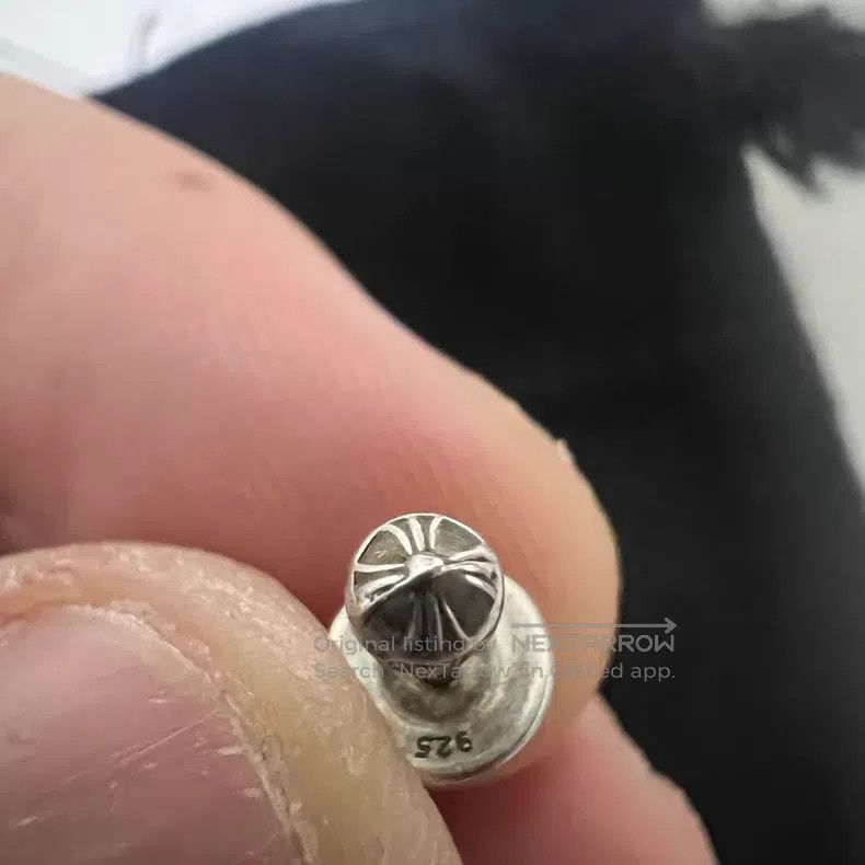 CHROME HEARTS Size OS Cauliflower round stud earrings