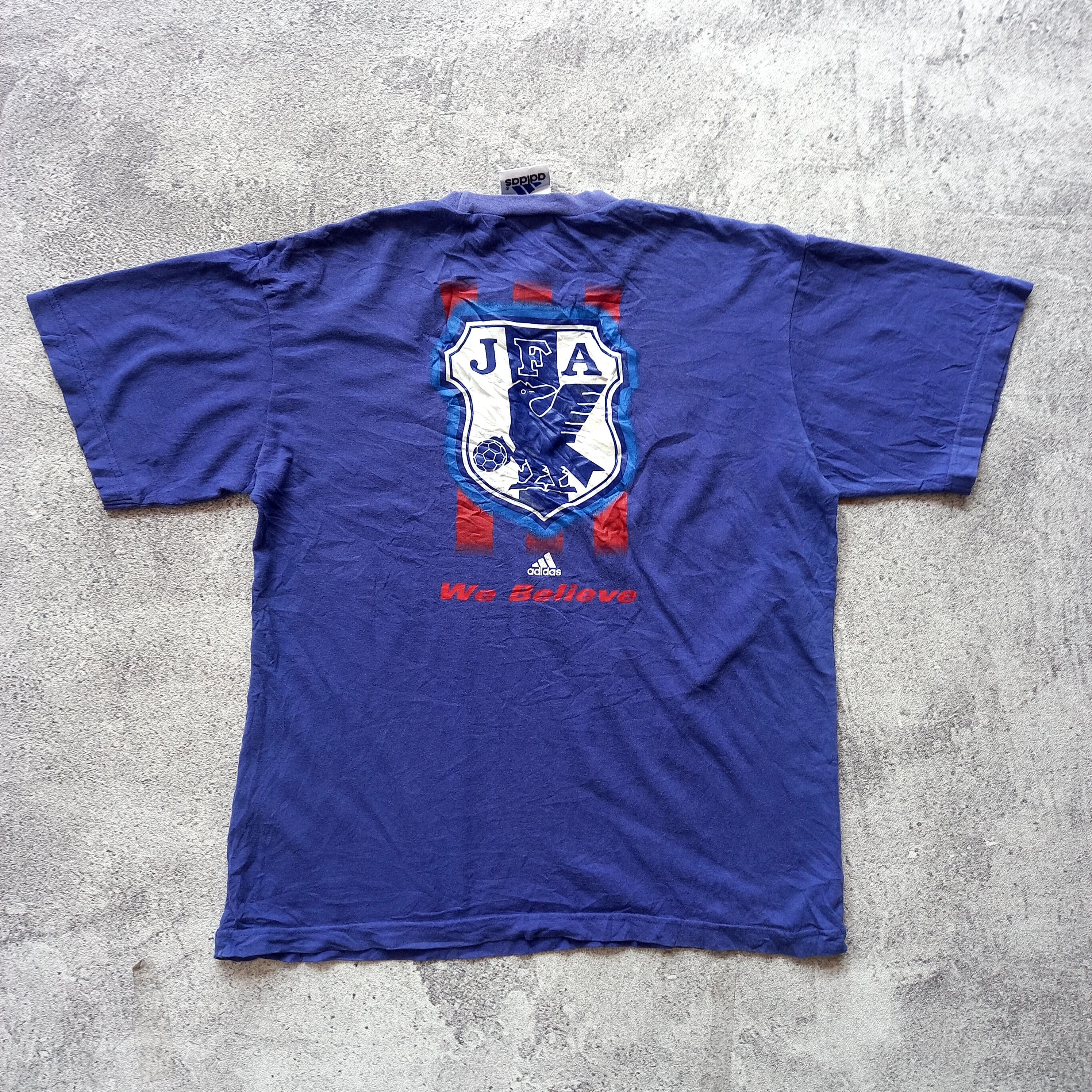 Adidas × Vintage Vintage Adidas Japan National Team JFA T-Shirt | Grailed