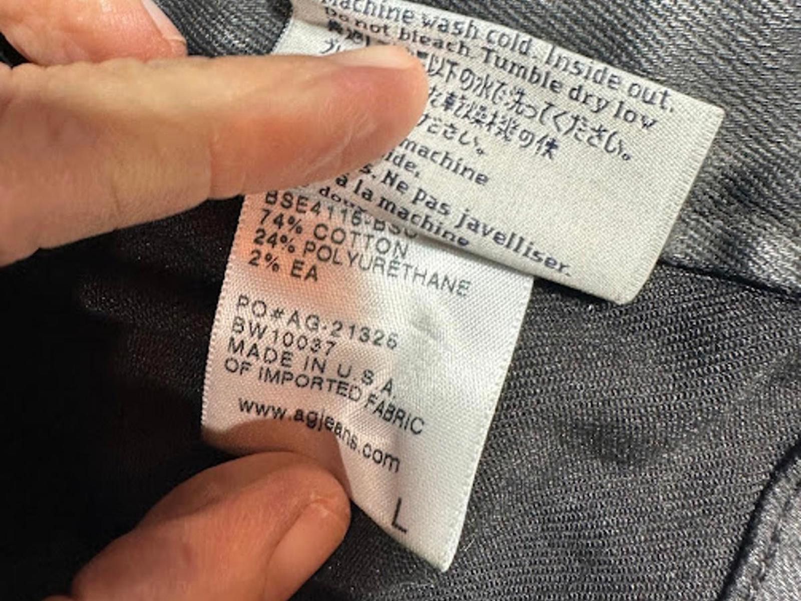 AG Adriano Goldschmied Adriano Goldschmied coated cotton biker-style jacket Size M / US 6-8 / IT 42-44 - 12 Thumbnail