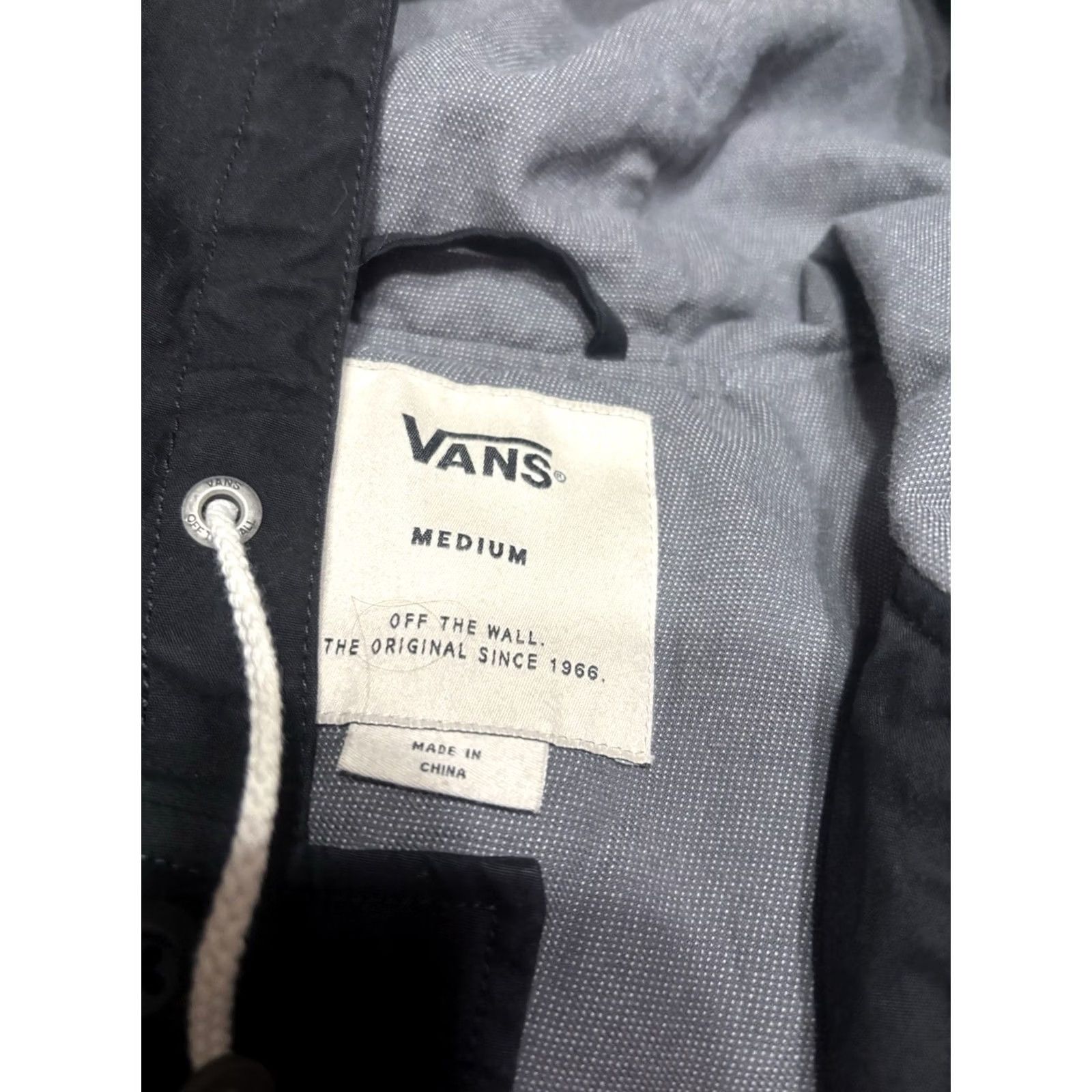 Vans VANS Jacket Coat Hoodie Workwear Style Medium Black Grunge Skater Military Fall Men Regular Size US M / EU 48-50 / 2 - 2 Thumbnail