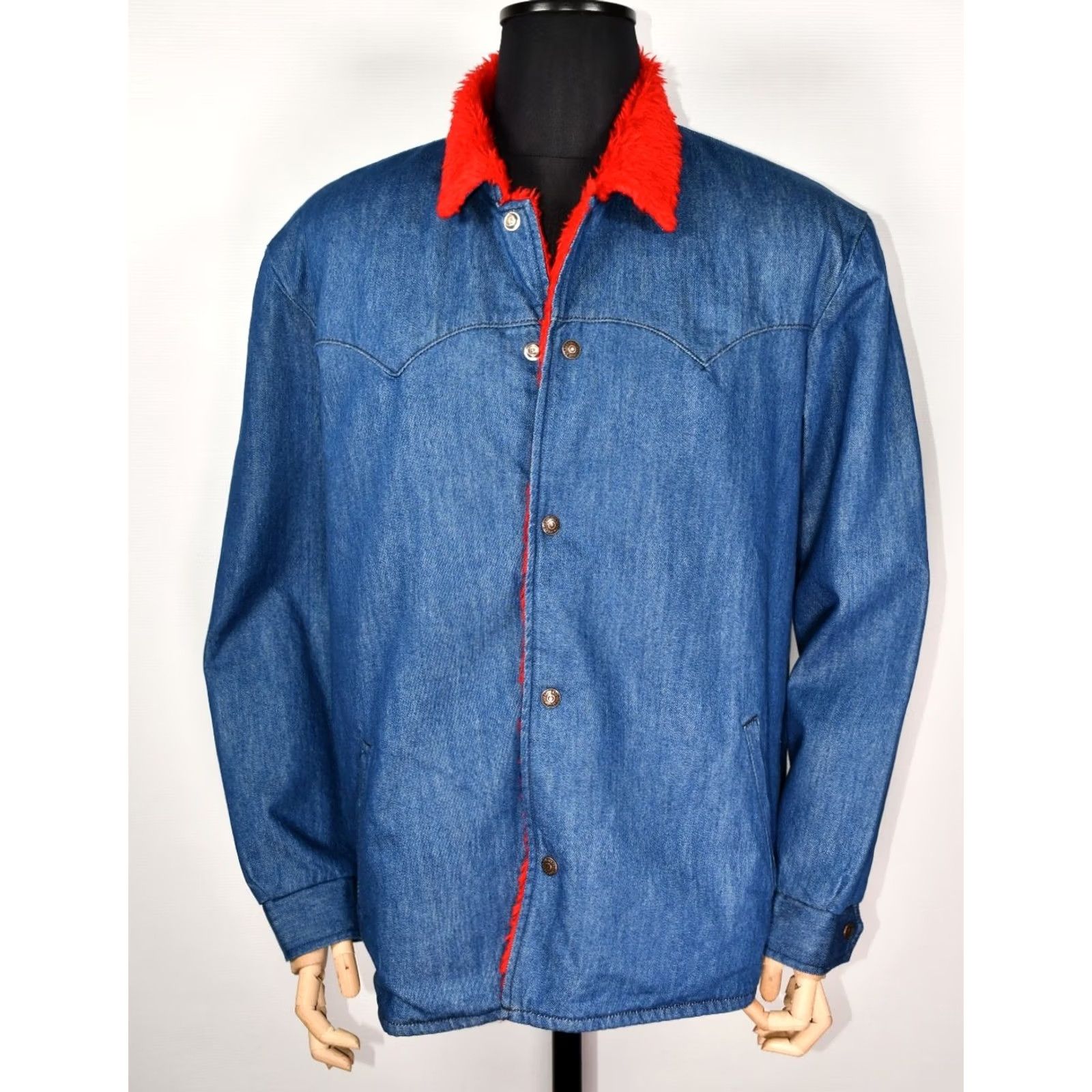 Levi's Levi’s Sherpa Car Jacket NO FUN LVC Vintage Clothing Archives Men’s Jacket L Blue 100% Cotton Size US L / EU 52-54 / 3 - 2 Thumbnail