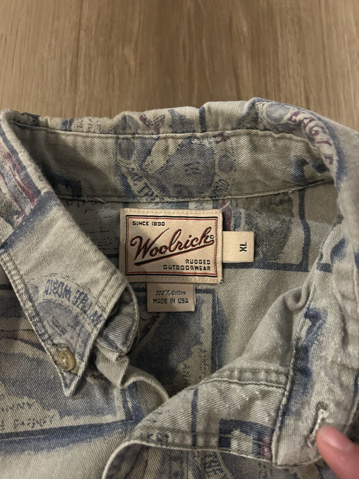 Woolrich Woolen Mills Vintage WoolRich Button up Size US XL / EU 56 / 4 - 2 Thumbnail