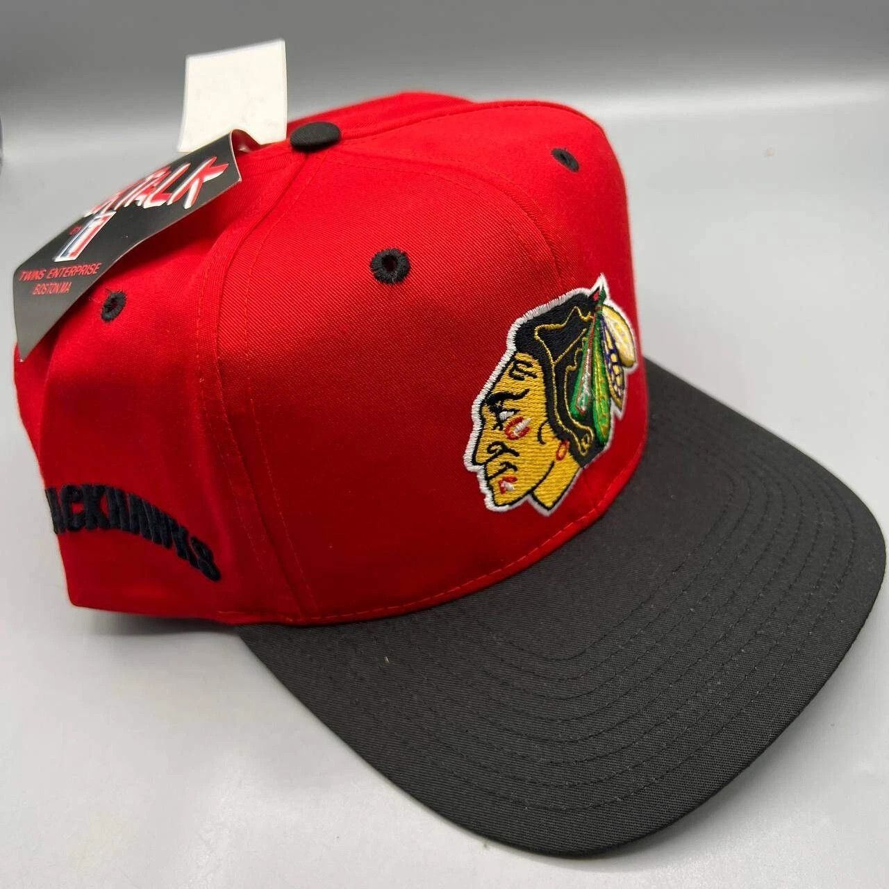 Twins Enterprise Inc. × Vintage Chicago Blackhawks Hat Men Twins Enterprise NHL Snap Back Size ONE SIZE - 7 Thumbnail