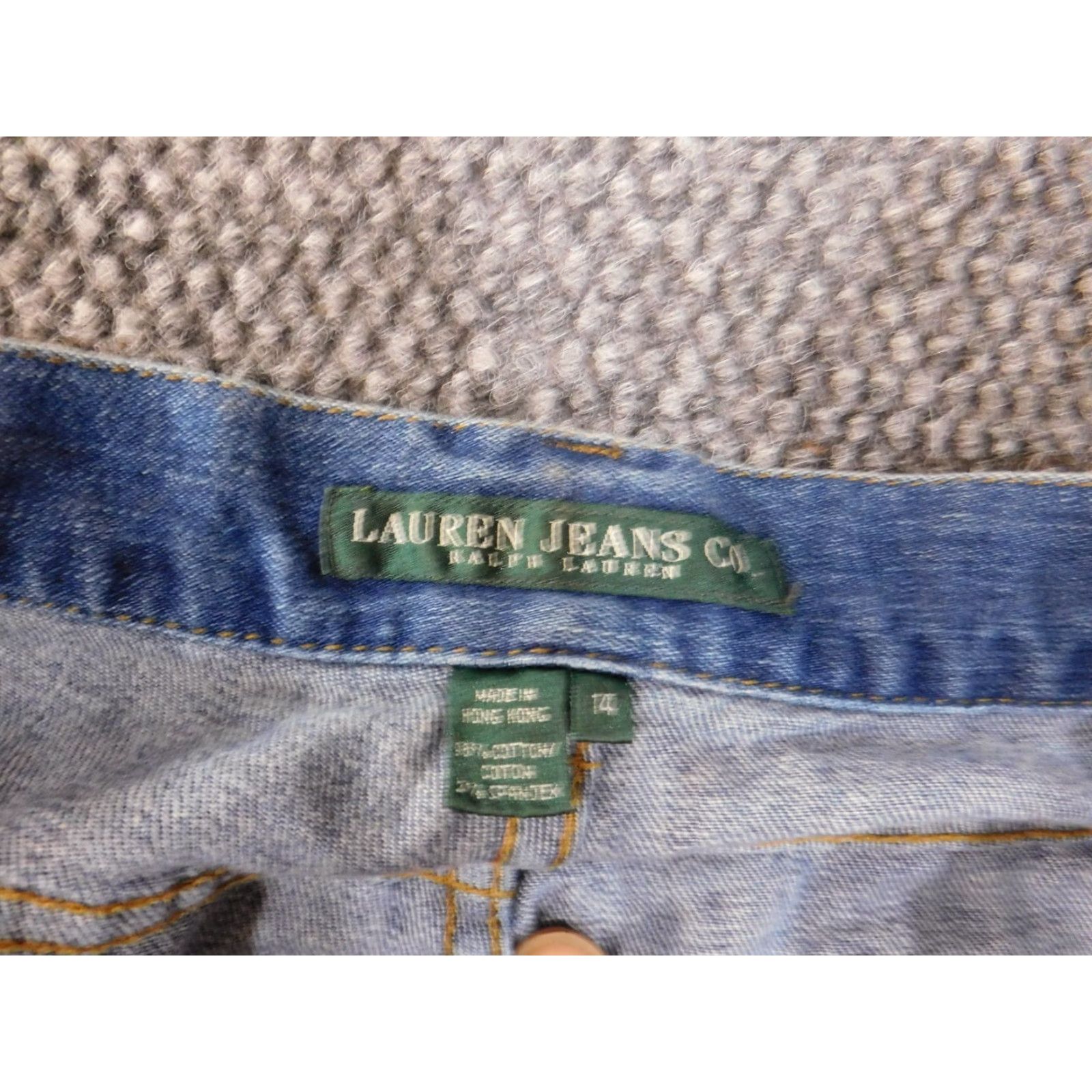 Ralph Lauren Lauren Jeans Co. Jeans 14 Blue Straight Womens Denim Size 24" / US 00 / IT 34 - 6 Thumbnail