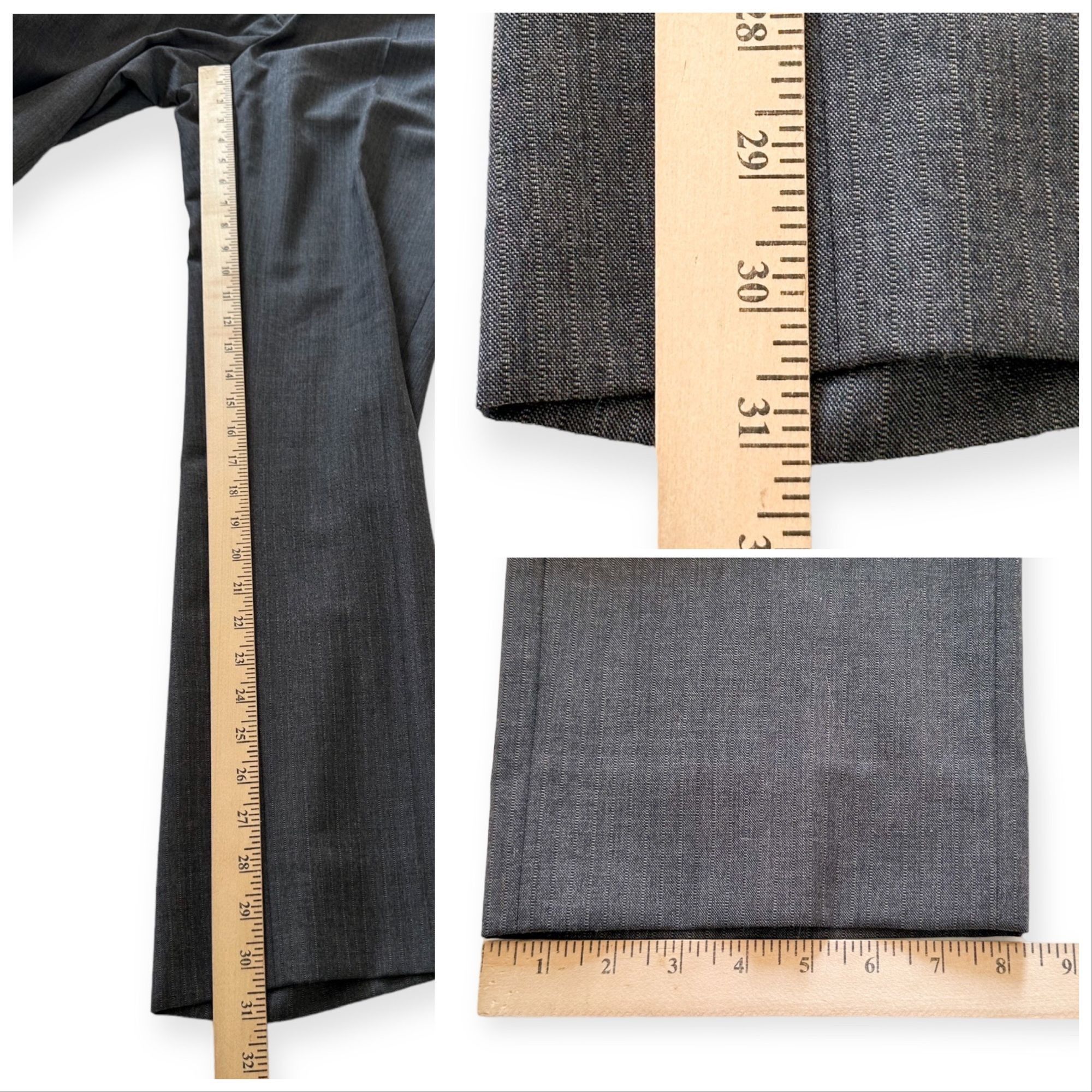 Prada Prada FW2003 Gray Wool Pants + Belt (46) Size 32" / US 10 / IT 46 - 12 Thumbnail