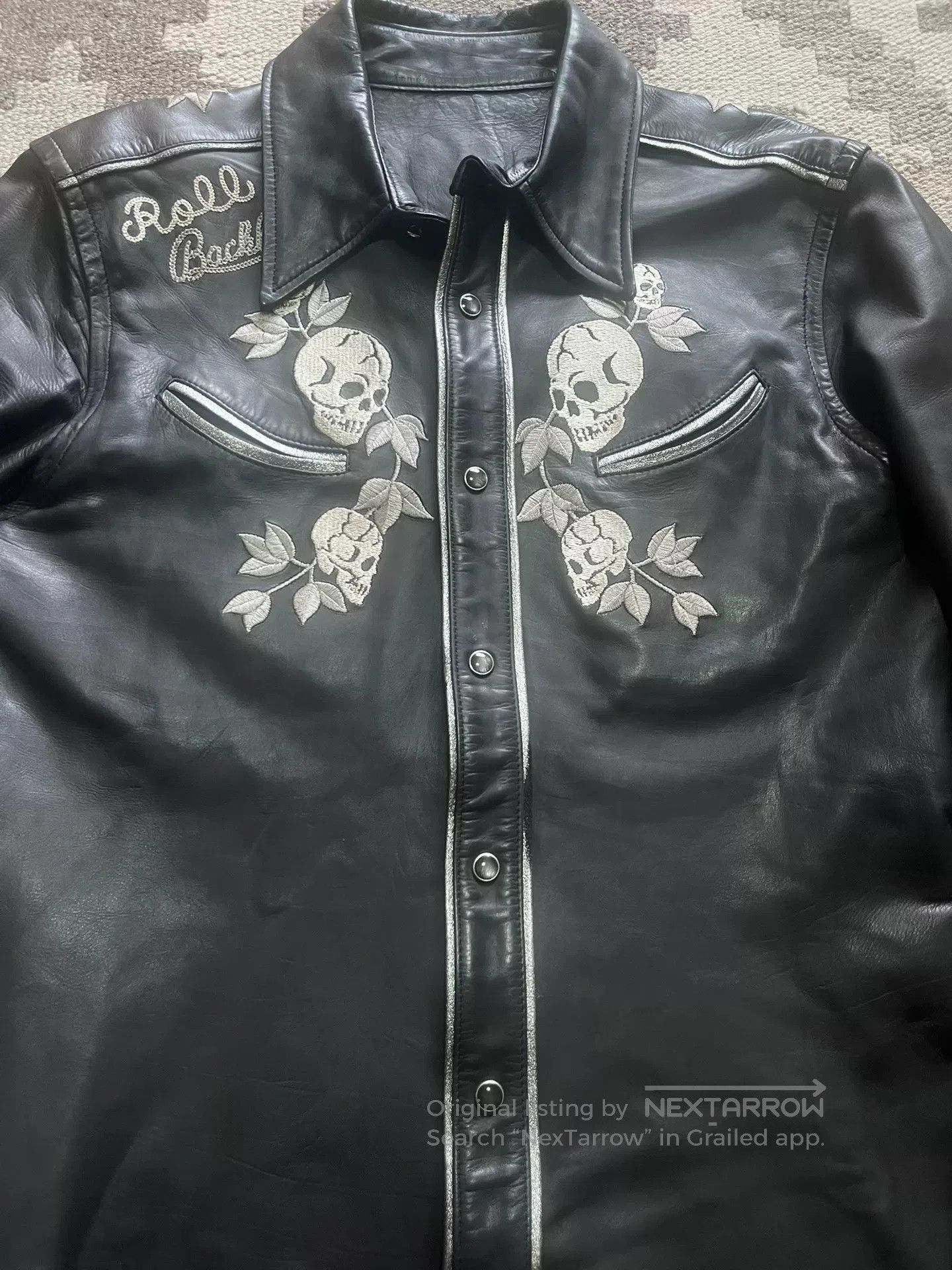 Isamu Katayama Backlash Katayama Isamu Western Dark Leather Shirt. Size US M / EU 48-50 / 2 - 2 Thumbnail