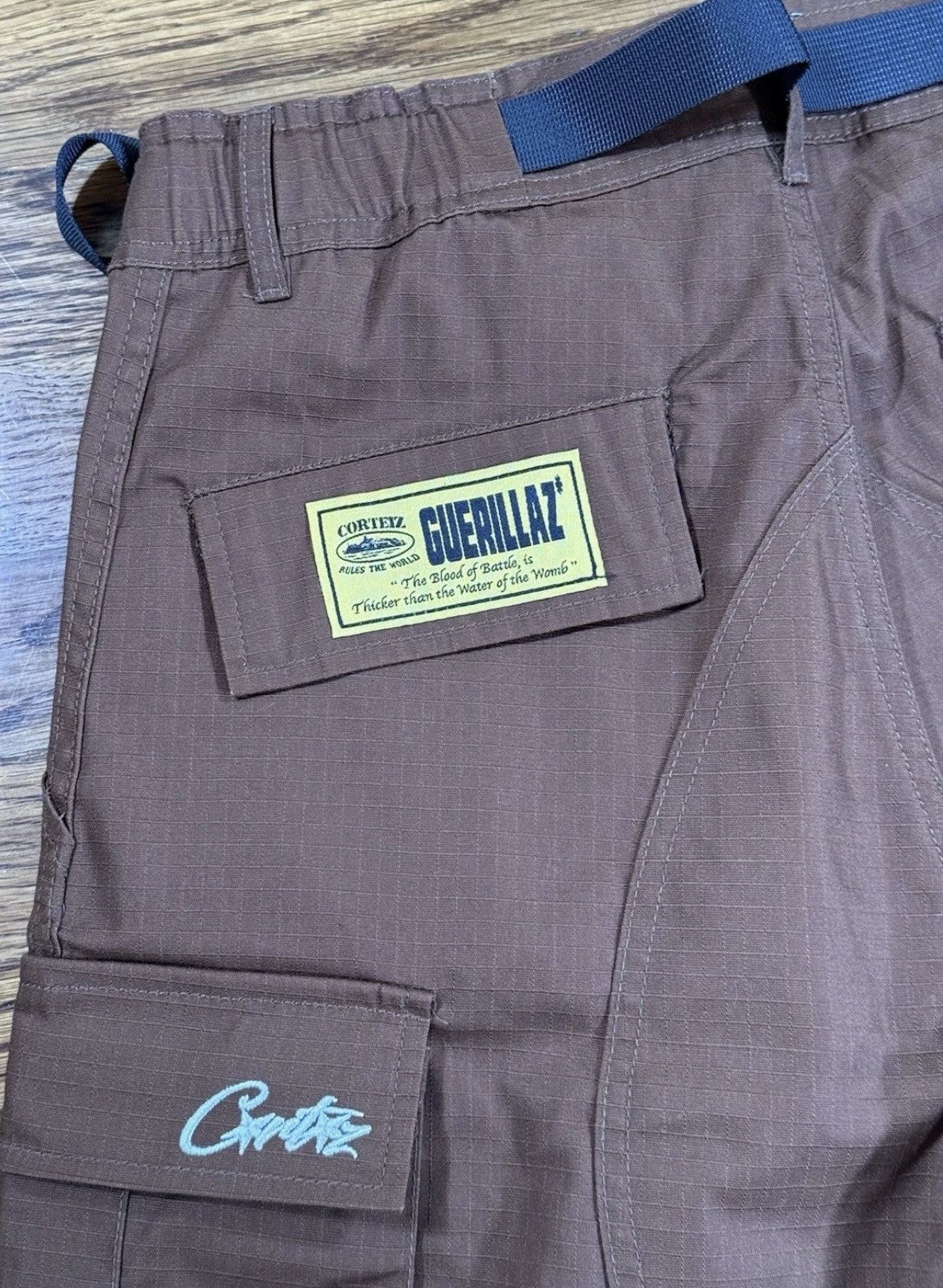 Corteiz Corteiz Guerillaz Cargo Pants Brown Size XS Size US 28 / EU 44 - 5 Thumbnail