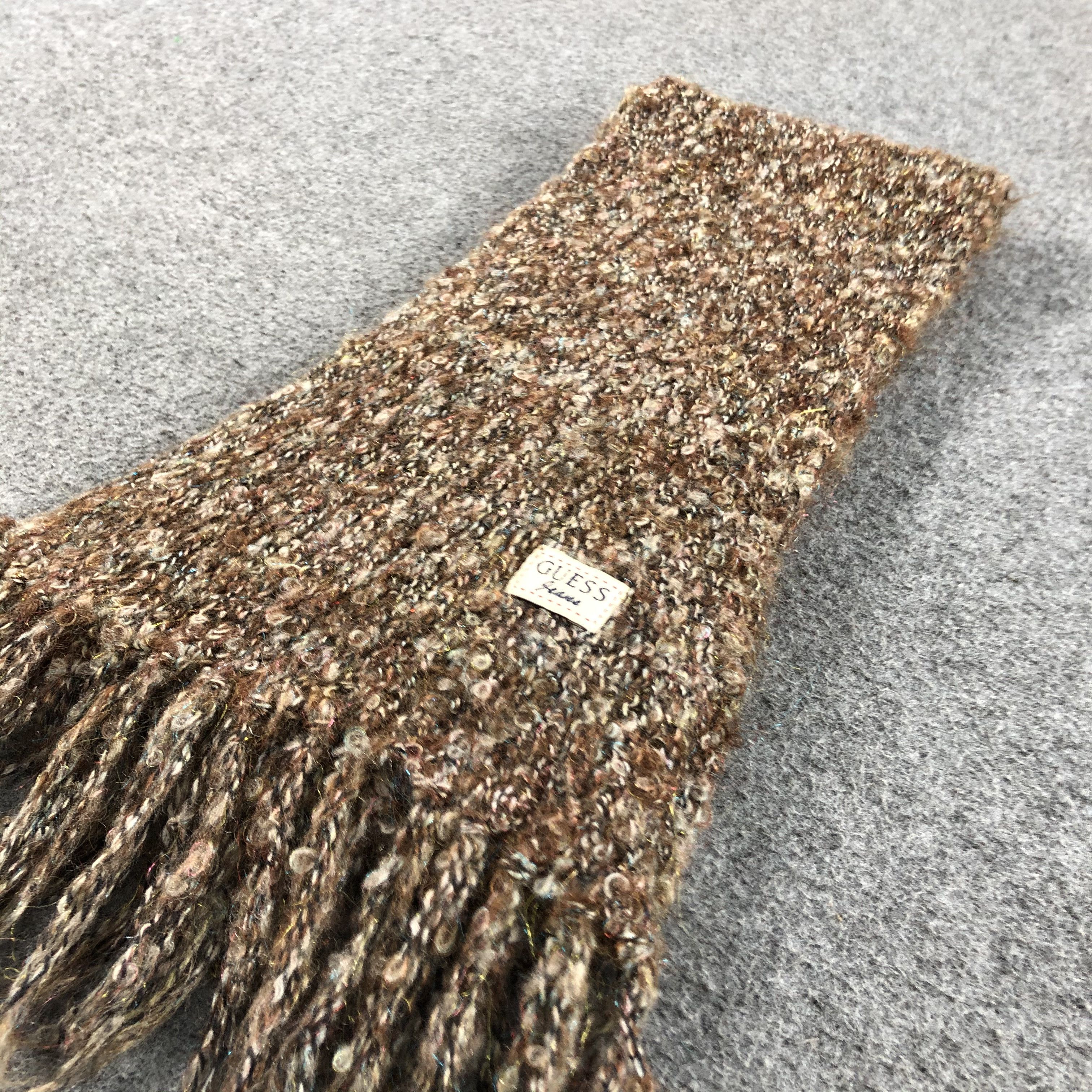 Guess Guess Jeans Wool Scarf Muffler V685 Size ONE SIZE - 3 Thumbnail