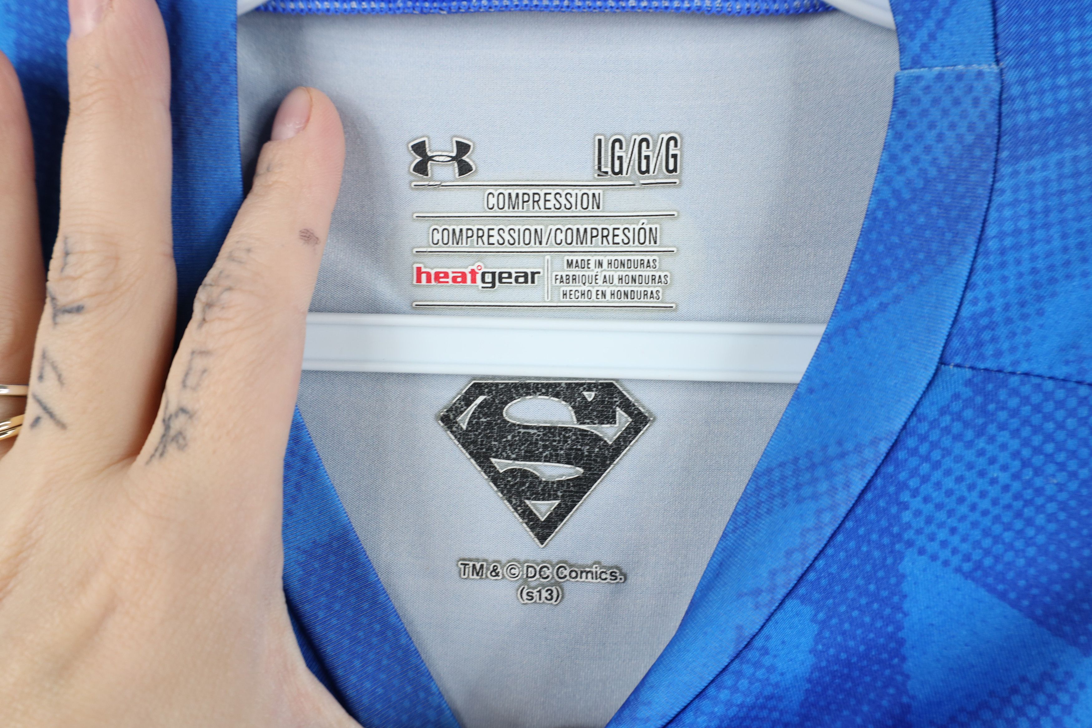 Under Armour Under Armour Compression Superhero Superman Gym T-Shirt Size US L / EU 52-54 / 3 - 9 Thumbnail
