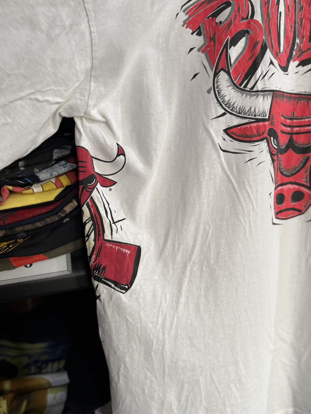 NBA Vintage 90s Chicago Bulls Magic Johnson Nba Tee Size US XL / EU 56 / 4 - 8 Thumbnail