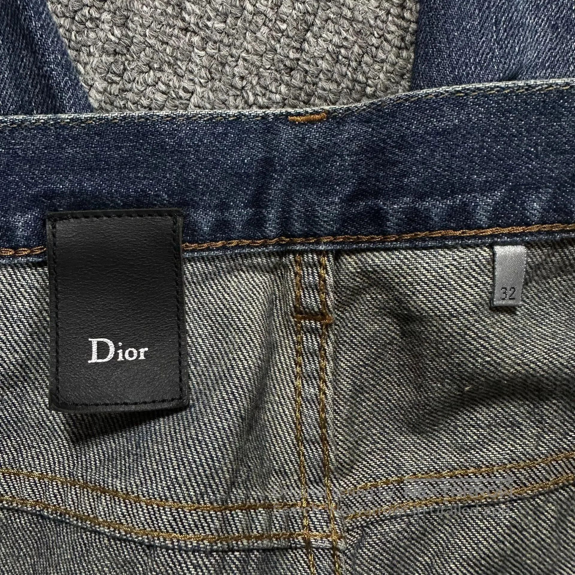 Dior Dior Distressed Wash Denim Pants Size 32. Size US 32 / EU 48 - 5 Thumbnail