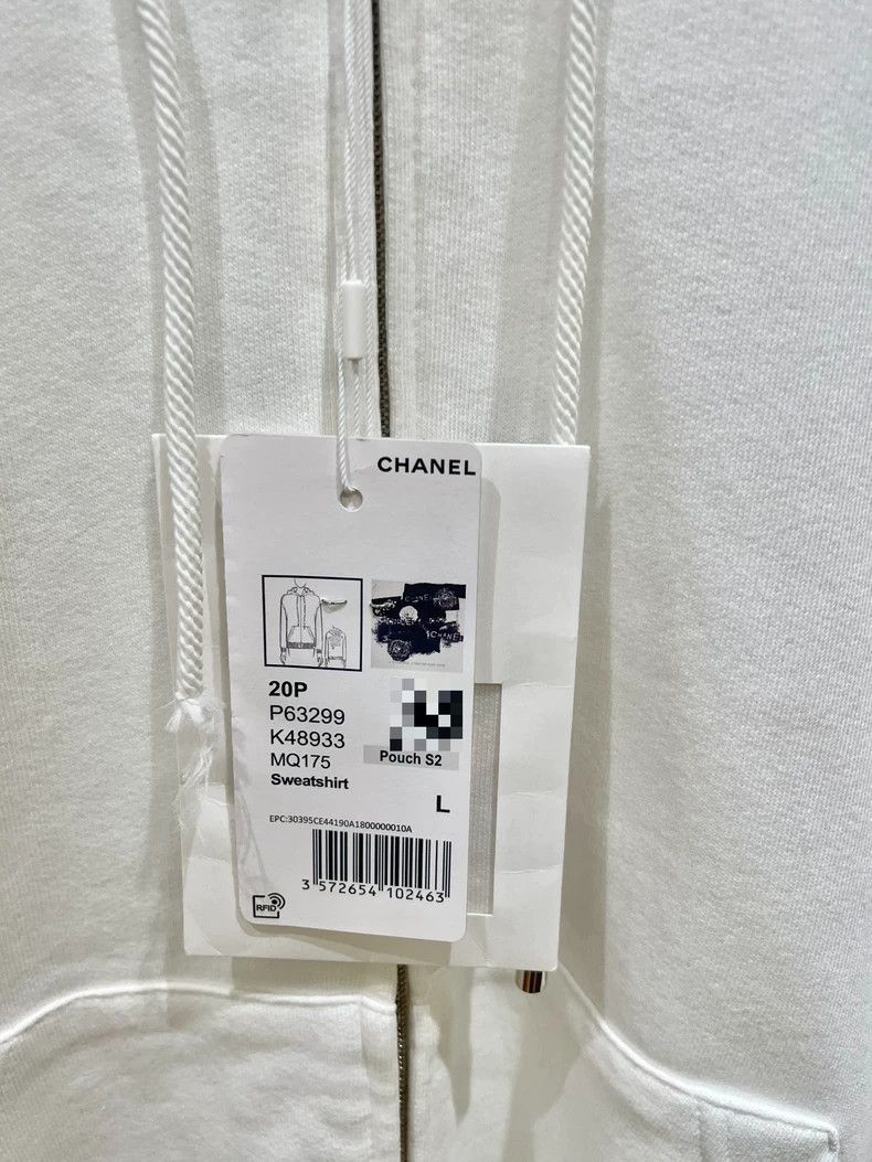 Chanel Chanel 20P Camellia Logo Graffiti Hooded Jacket Size US L / EU 52-54 / 3 - 4 Thumbnail