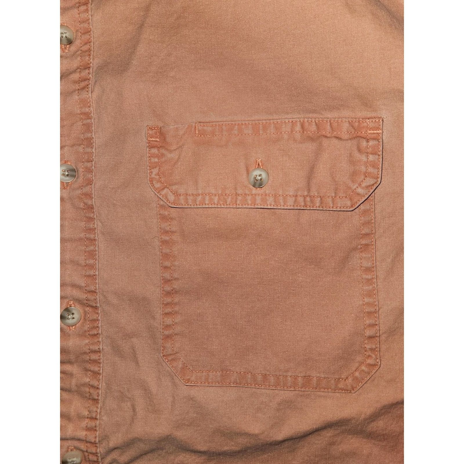 Vintage LL Bean Shirt Mens XL Orange Traditional Fit Button Down Pocket Outdoor Workwear Size US XL / EU 56 / 4 - 7 Thumbnail