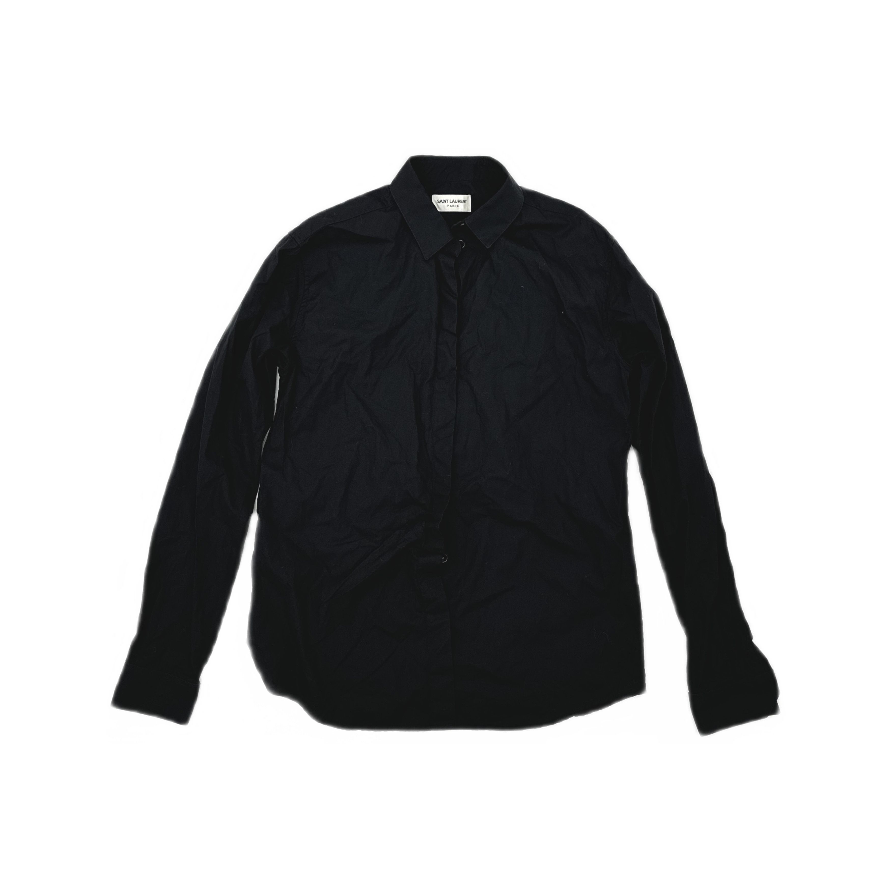 Saint Laurent Paris Saint Laurent Black Button Up Shirt Size 36 Size XS / US 0-2 / IT 36-38 - 1 Thumbnail