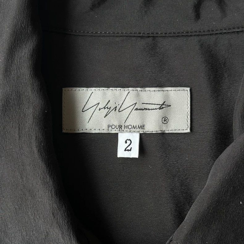 Yohji Yamamoto Yohji Yamamoto Yohji Yamamoto Silk Shirt with Symbolic Pri Size US M / EU 48-50 / 2 - 6 Thumbnail
