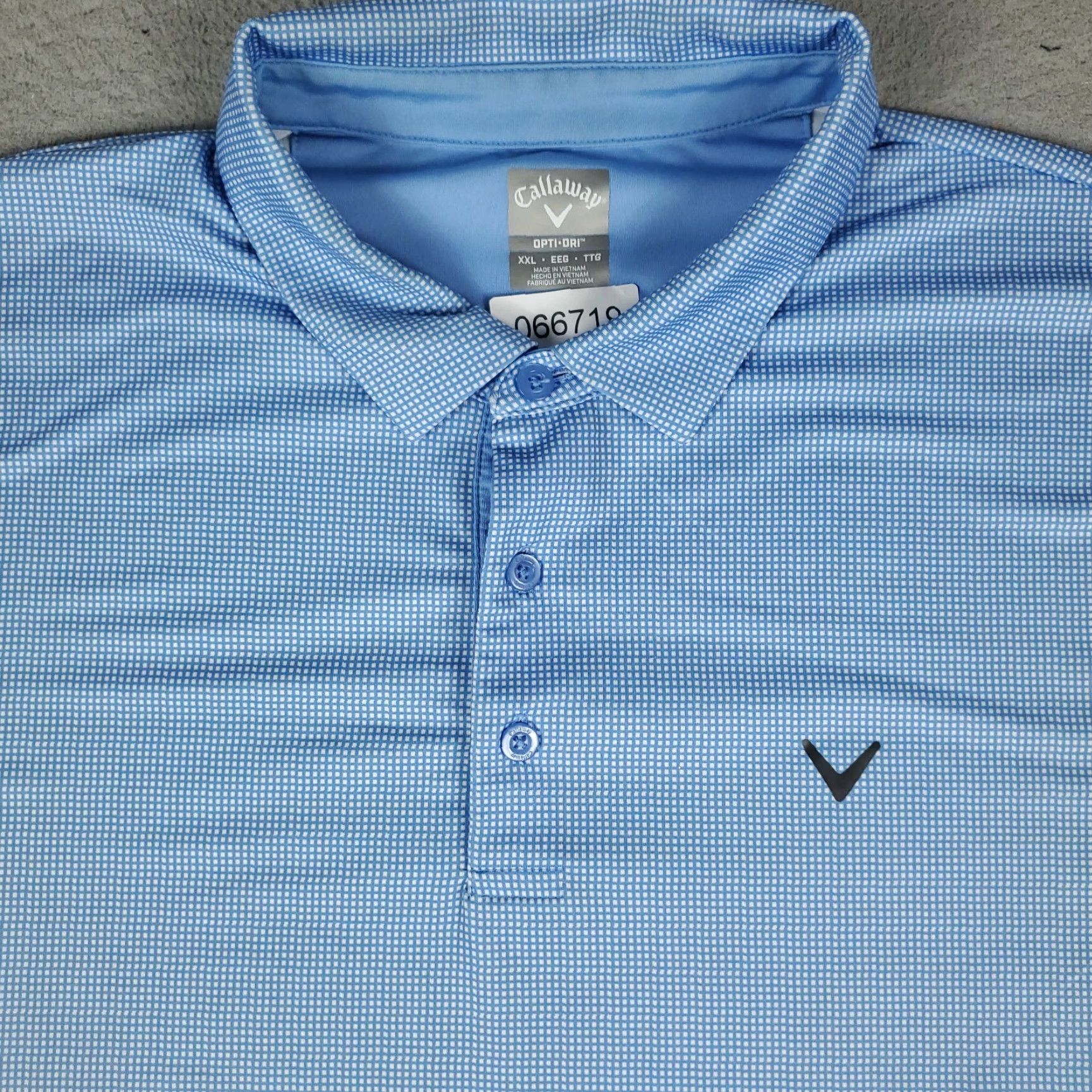 Callaway Callaway Polo Shirt Mens 2XL Blue Opti Dri Fit Short Sleeve Polo Men Blue 2XL Nike Size US XXL / EU 58 / 5 - 2 Thumbnail