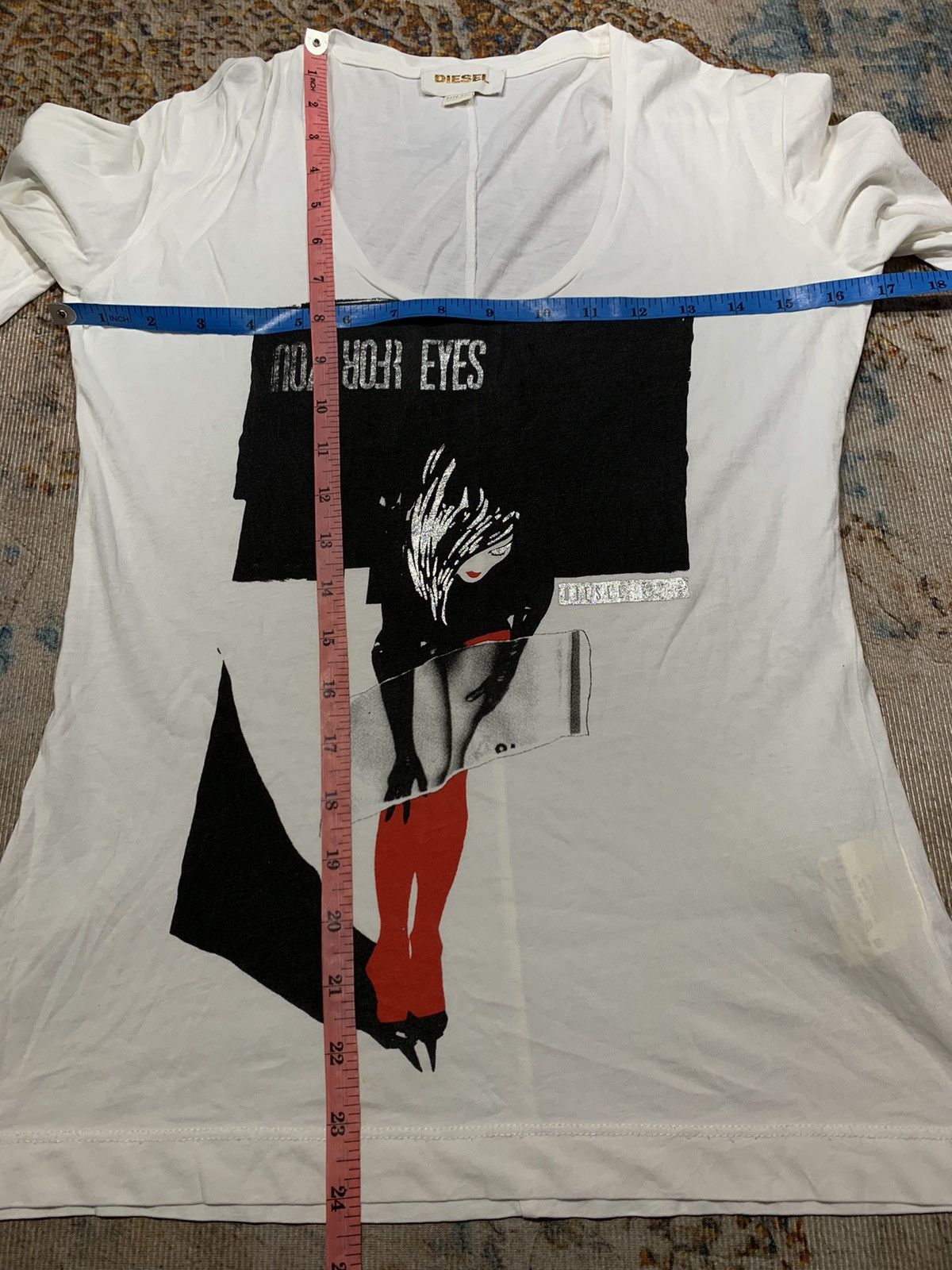 Diesel Sick Diesel YOU FOR EYES LongSlevee shirt Size US S / EU 44-46 / 1 - 8 Thumbnail