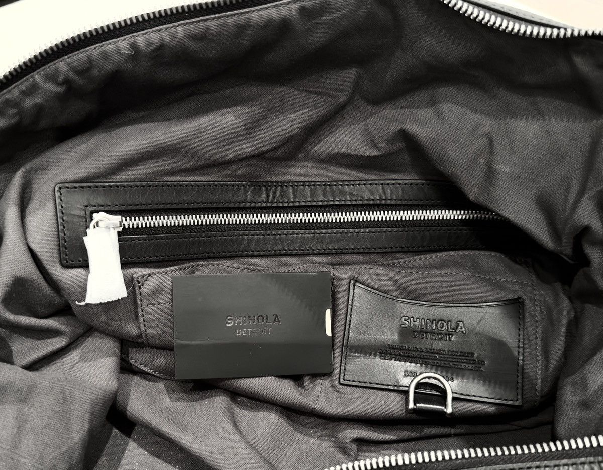 Shinola Shinola - black leather duffle bag - BRAND NEW, NEVER USED Size ONE SIZE - 8 Thumbnail