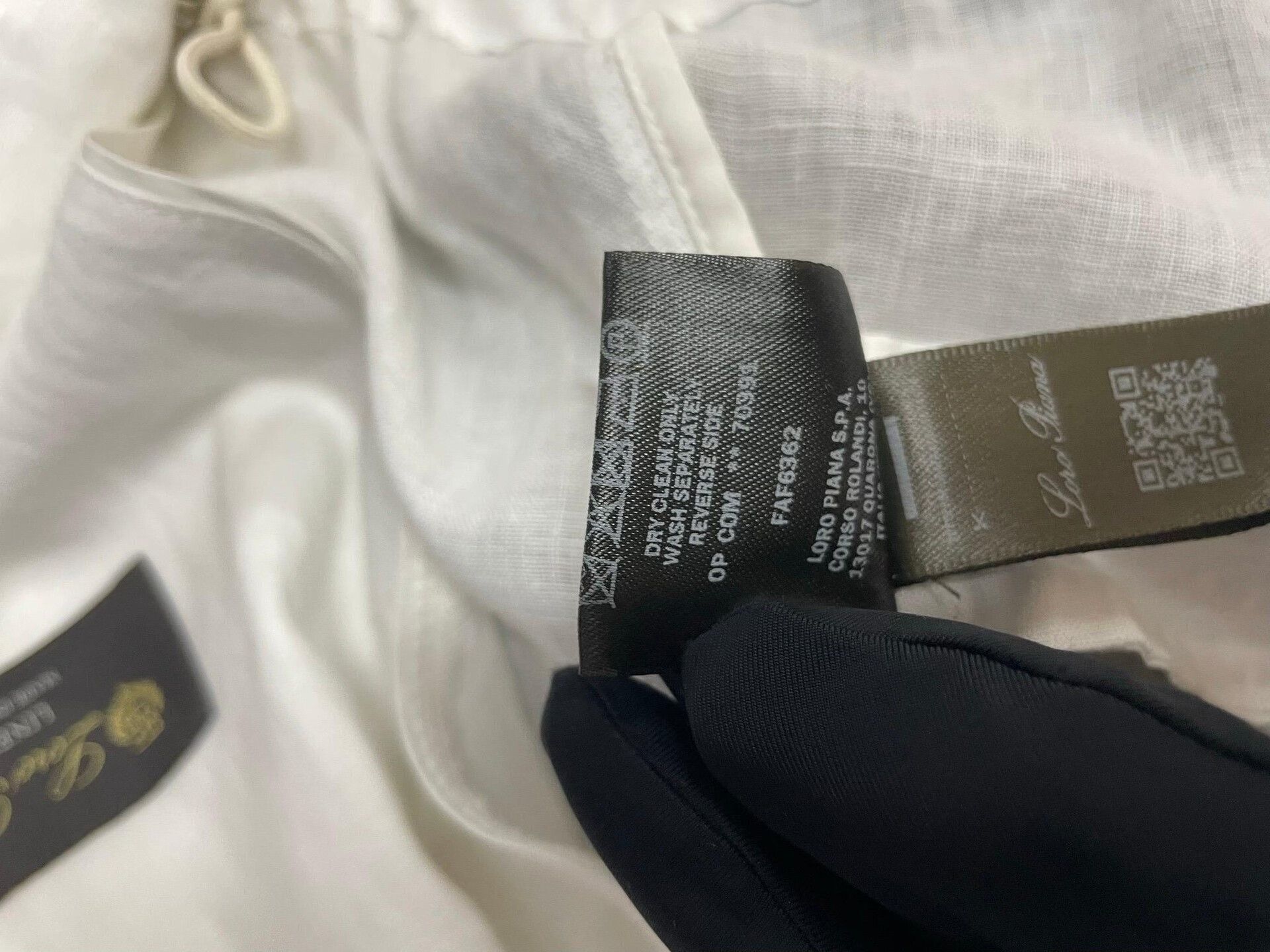 Loro Piana Loro Piana White Linen Zip Jacket Size US M / EU 48-50 / 2 - 5 Thumbnail