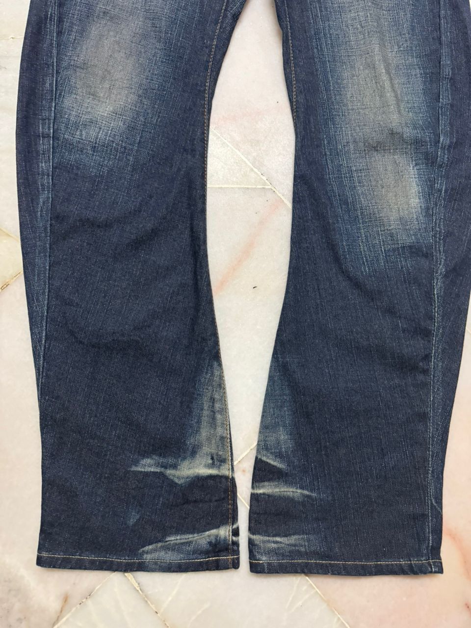 Edwin 💥VINTAGE Y2K E-FUNCTION EDWIN WHISKER MUDWASH DARK JEANS Size US 32 / EU 48 - 8 Thumbnail