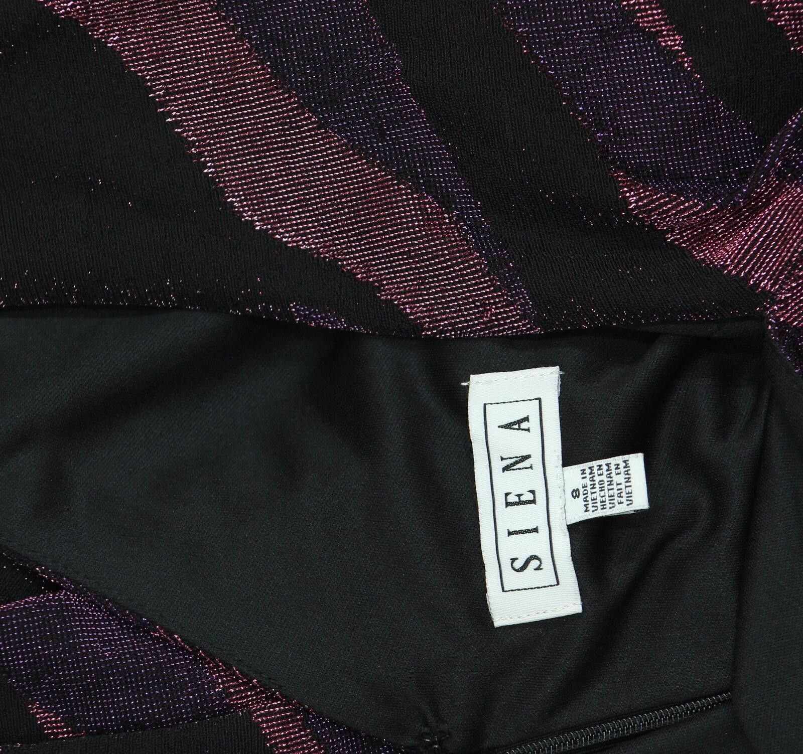 Signal Sport Nwt Siena Long Sleeve Faux Wrap Mini Dress Purple Multi 8 Size M / US 6-8 / IT 42-44 - 5 Thumbnail