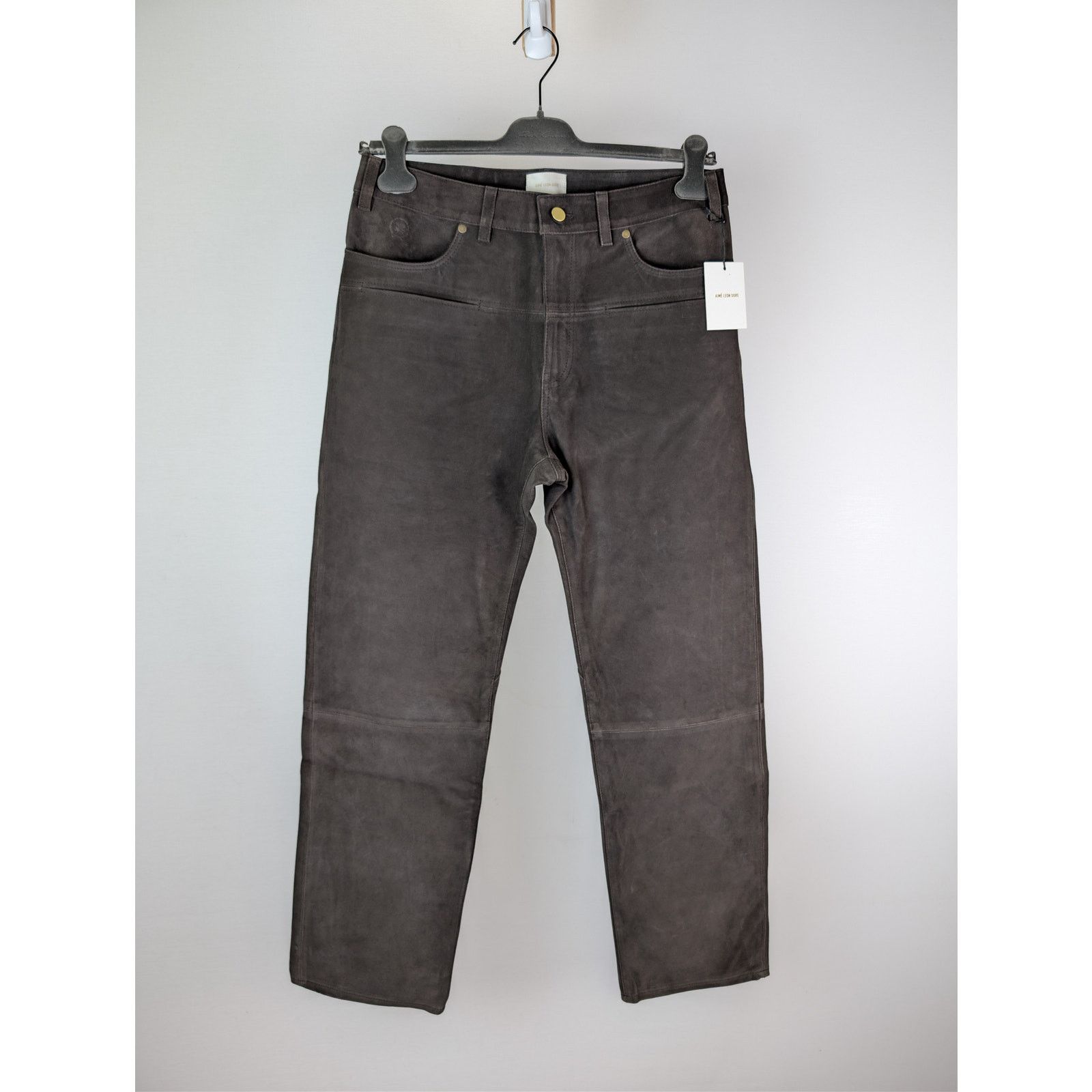 Aime Leon Dore o1rshd1 Suede Cowboy Pant jean pants in Moro Size US 32 / EU 48 - 1 Thumbnail