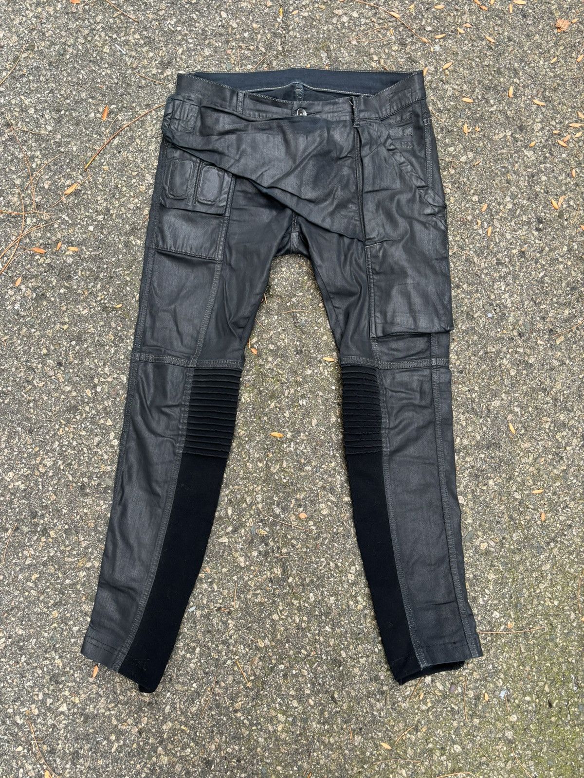 Pre-owned Black Waxed Memphis Jeans