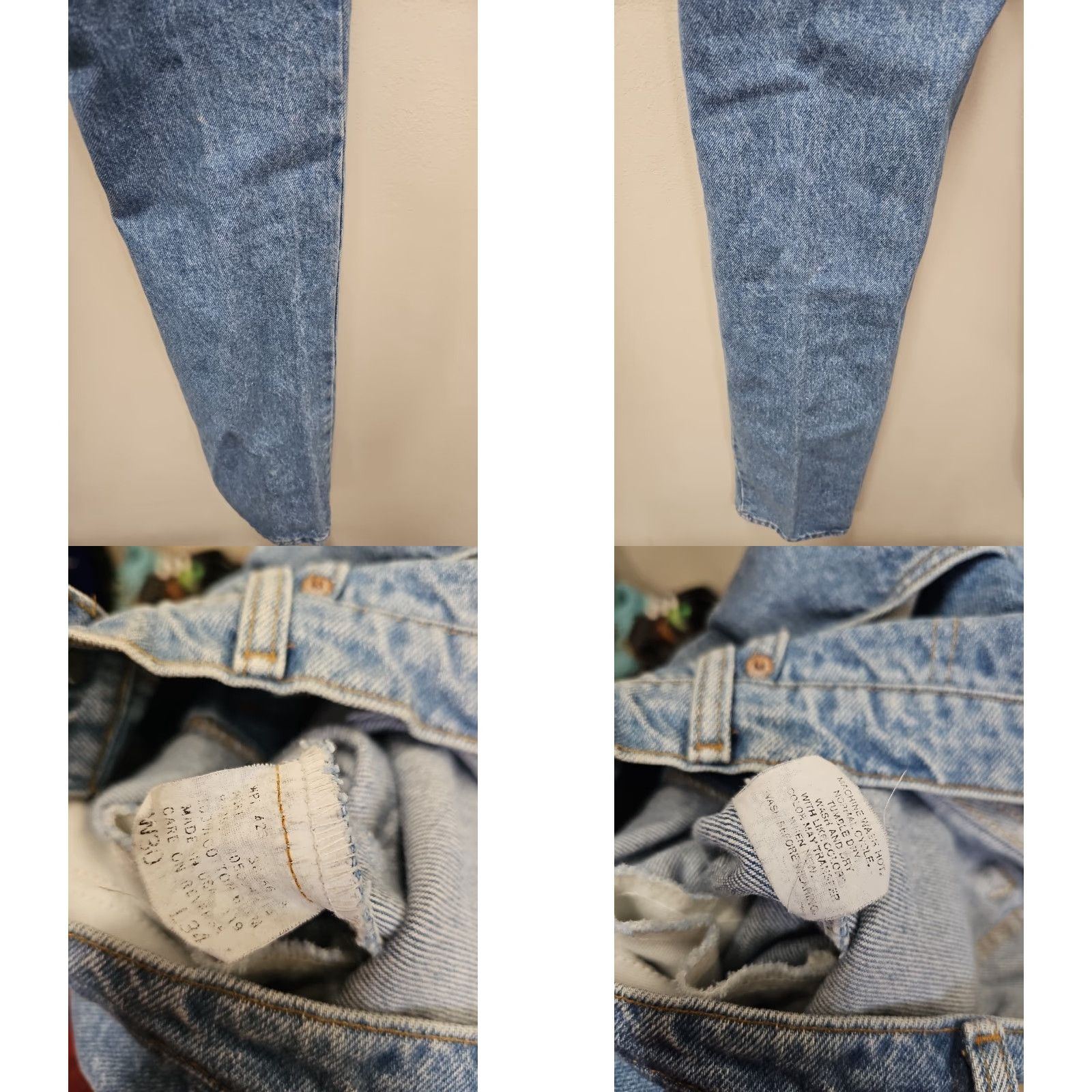 Levi's VINTAGE Levi's 509 Jeans Shirt? Blue Denim 30x34 VTG Boot Cut Mens - Levi'S 509 Logo Denim Straight Size US 30 / EU 46 - 10 Thumbnail