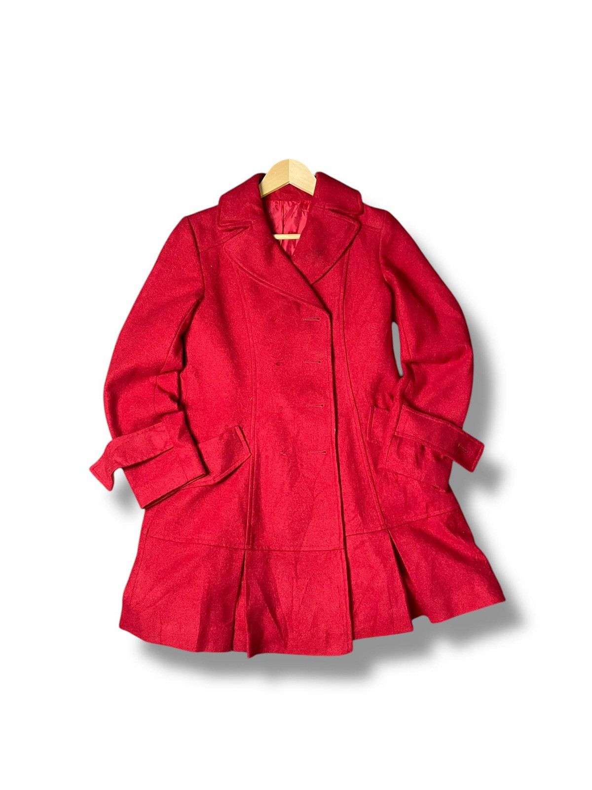 Japanese Brand N, Brand Wool Double Breasted Coat (3) Size US XXS / EU 40 - 1 Thumbnail
