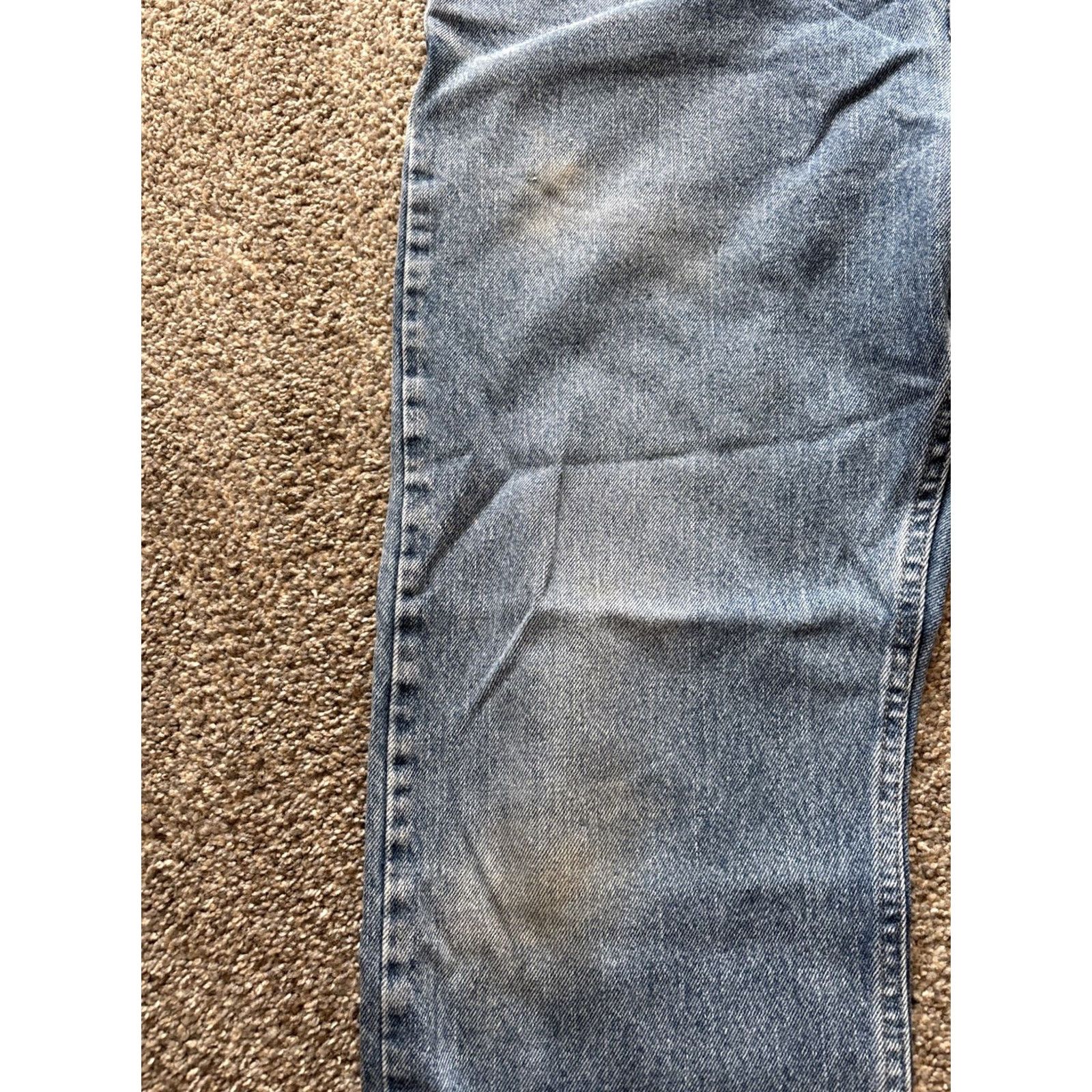Wrangler VINTAGE Wrangler Jeans 38x30 Denim Cotton 5-Pocket Straight Blue Mens Regular Size US 38 / EU 54 - 2 Thumbnail