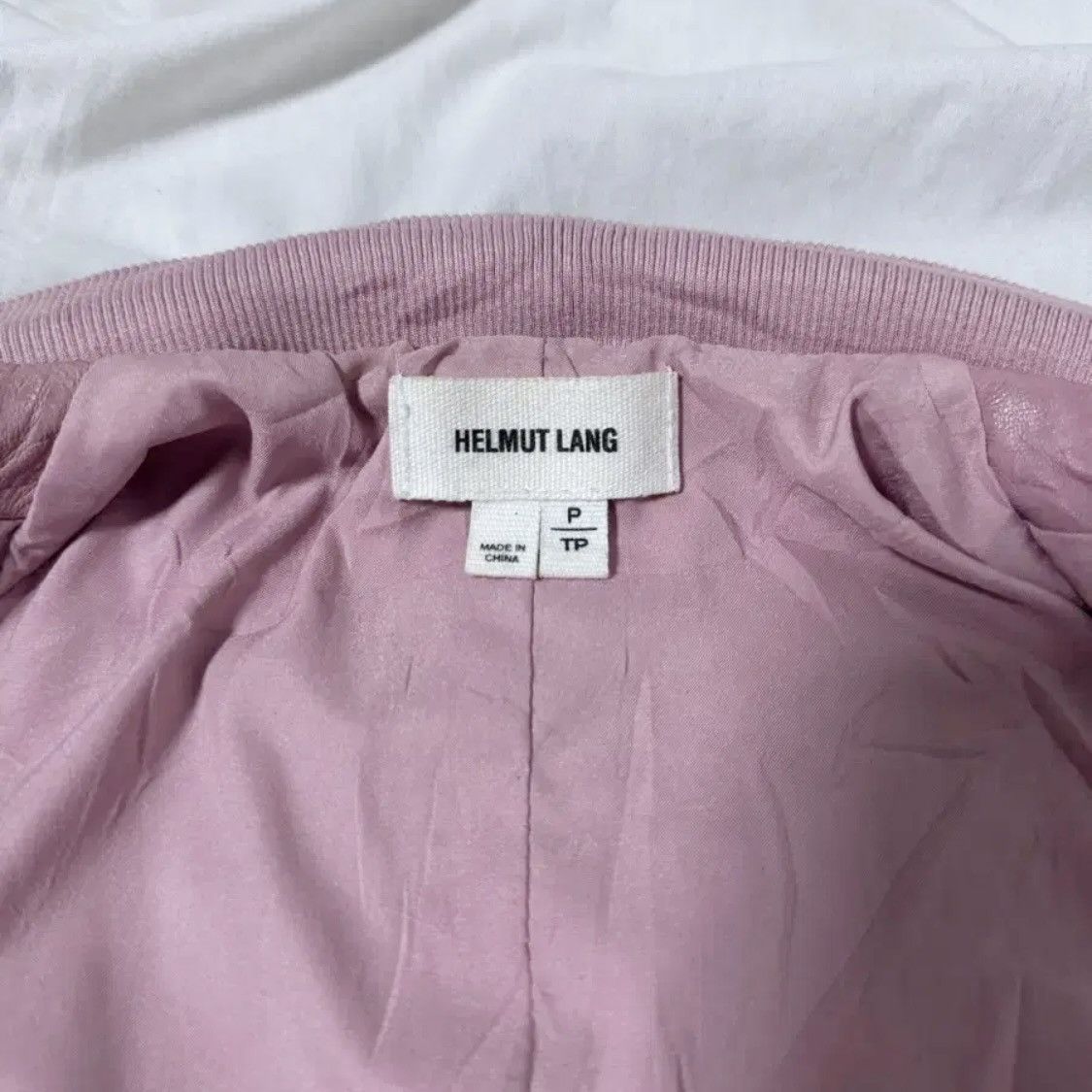 Helmut Lang Helmut Lang Lambskin Pink Leather Bomber Jacket Size S / US 4 / IT 40 - 5 Thumbnail