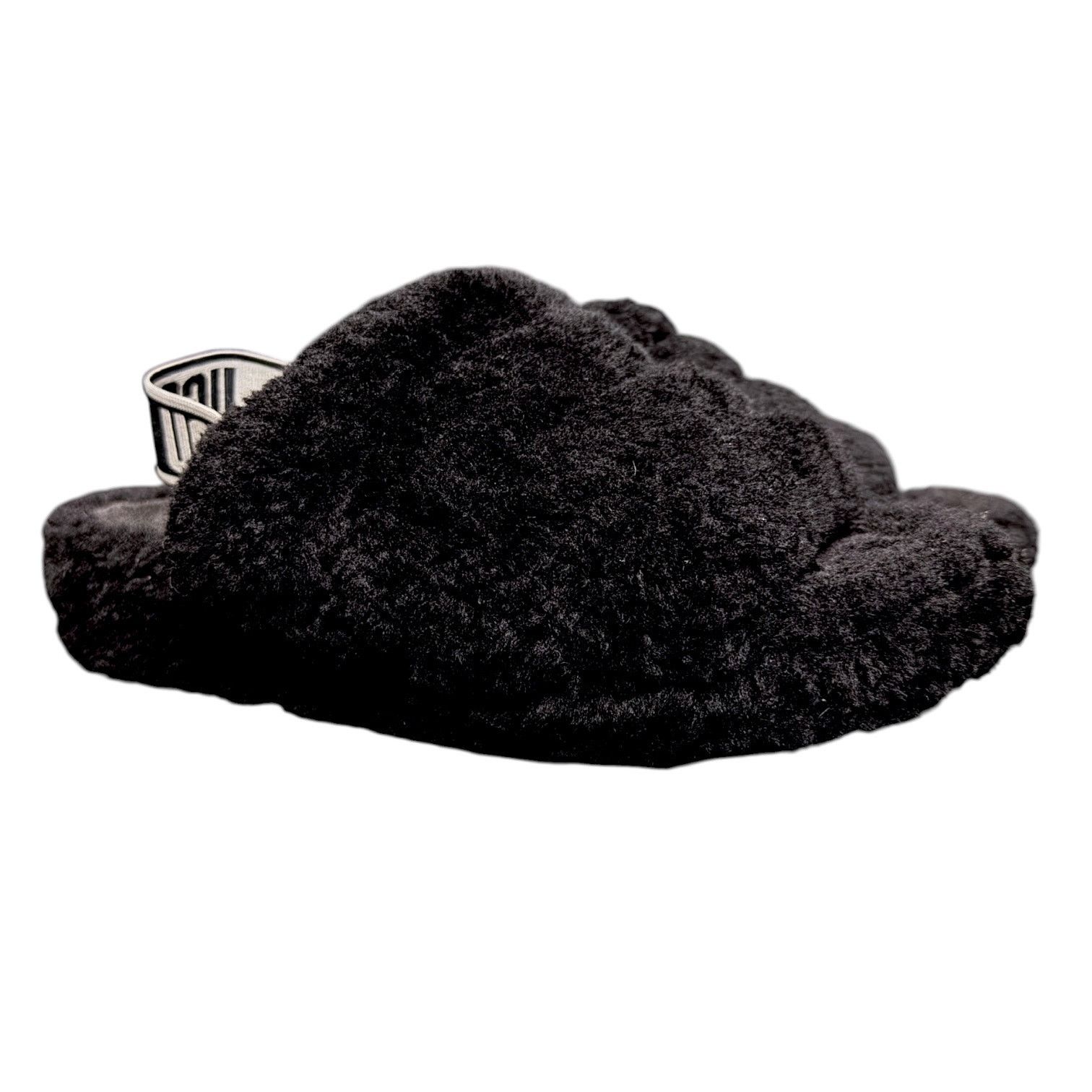 Ugg UGG Fluff Yeah Slide Women’s 10 EU 41 Black Sheepskin Sandal Size US 10 / IT 40 - 2 Thumbnail