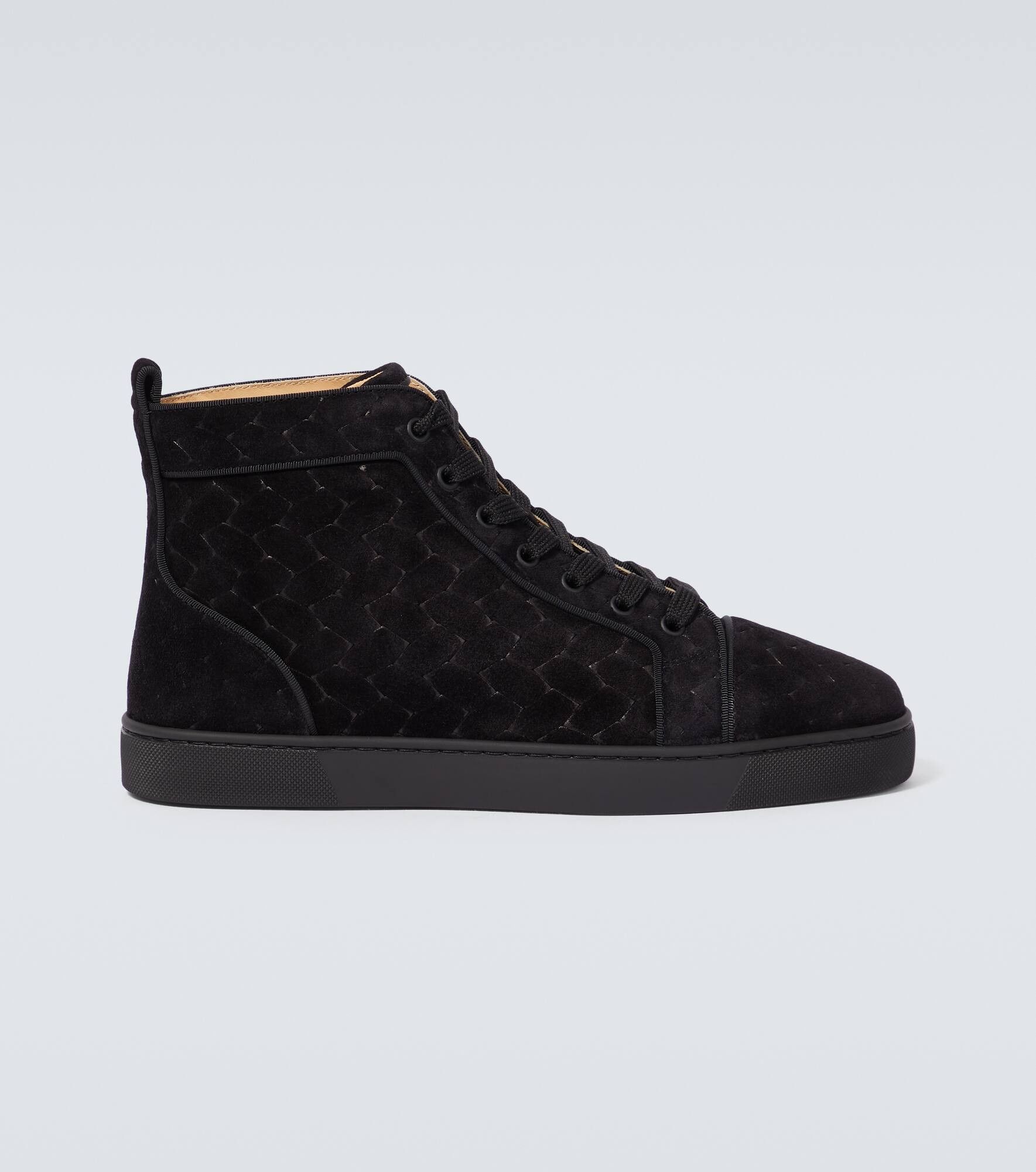 Christian Louboutin o1s1wg110225 Louis Junior Orlato Flat in Black Size US 12.5 / EU 45-46 - 5 Thumbnail