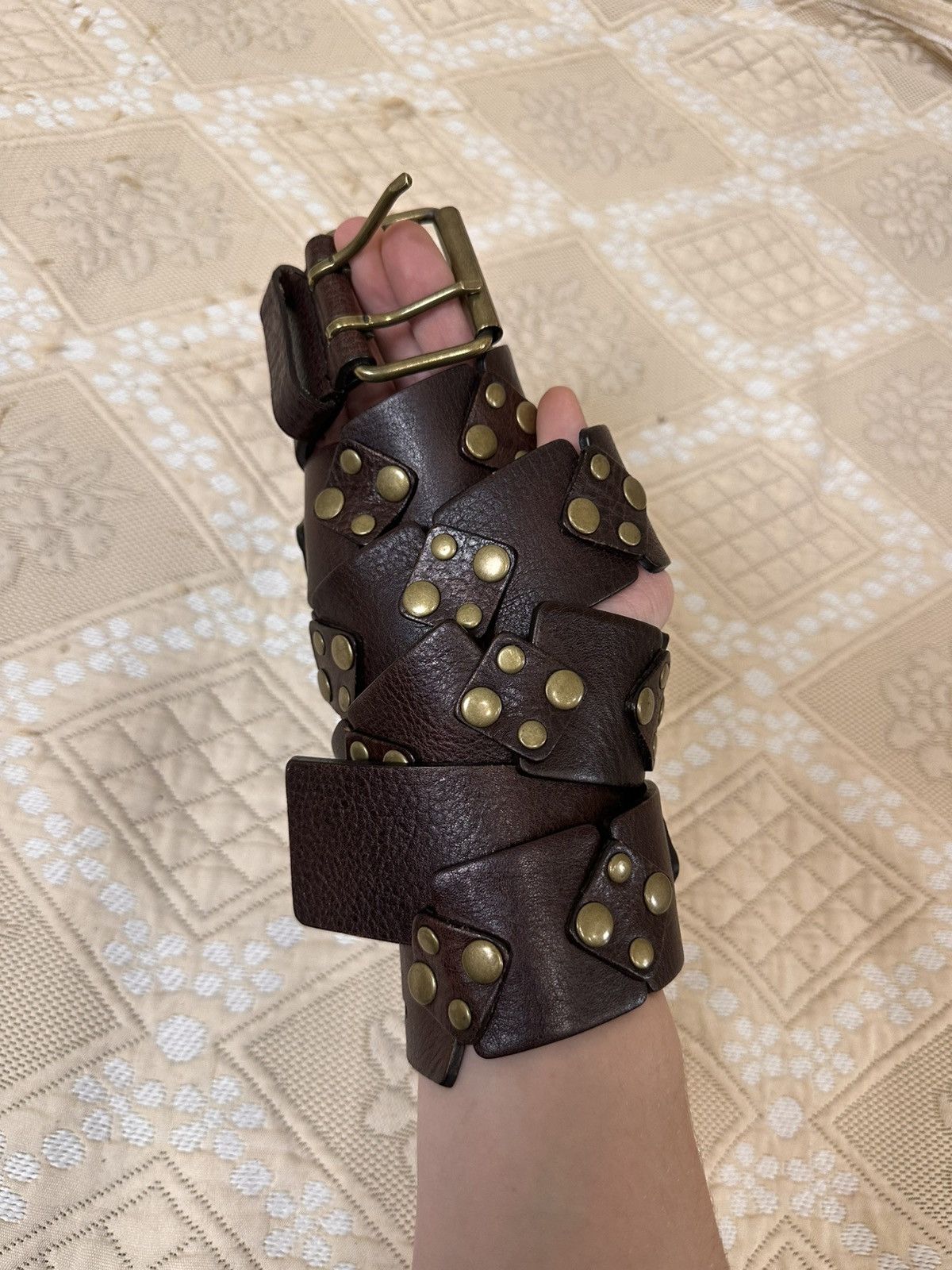 Marks & Spencer 🔥 Marks & Spencer Leather Y2K Belt BB Simon Diesel YSL Prada Size ONE SIZE - 1 Thumbnail