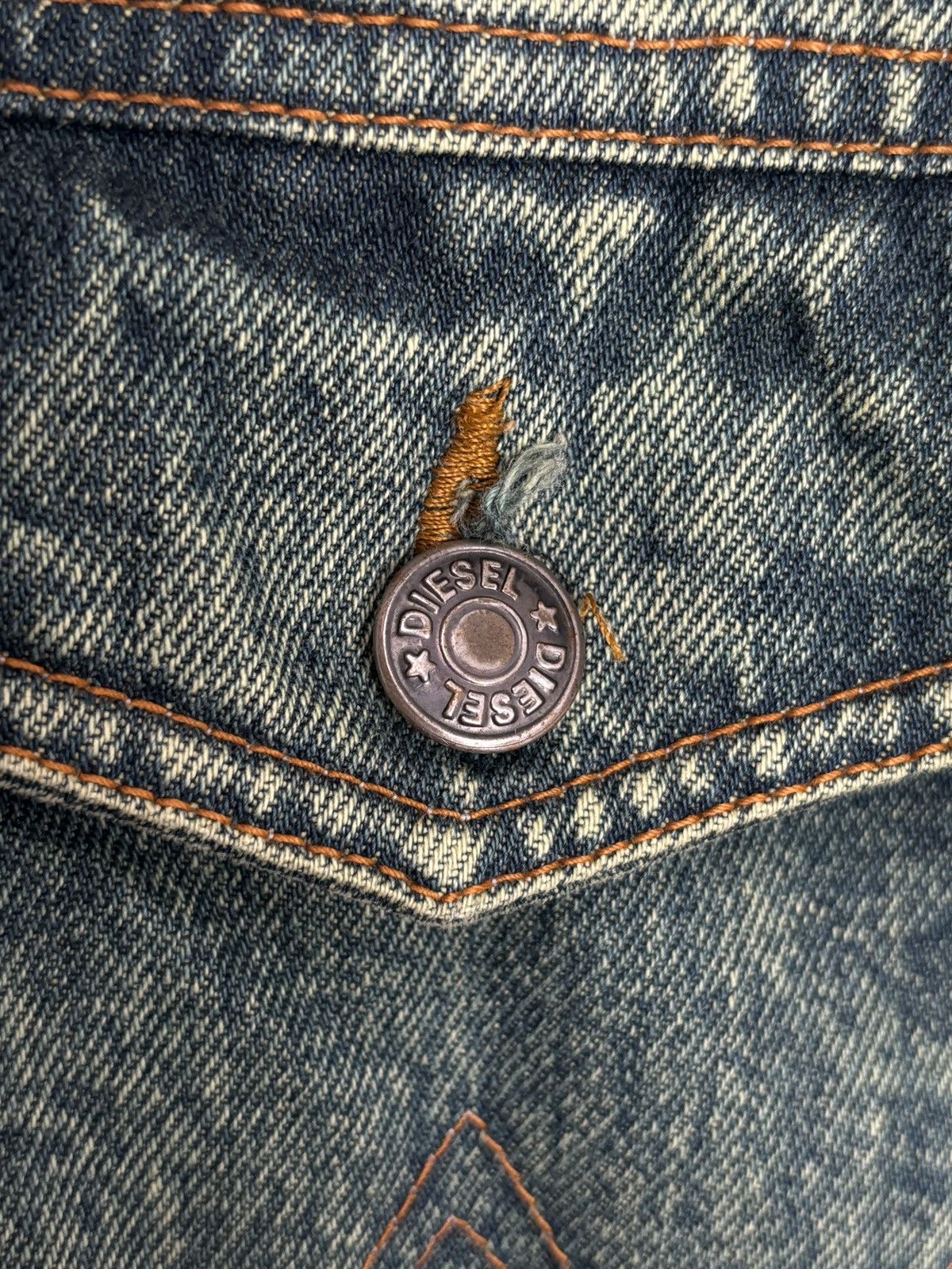 Diesel Vintage Diesel Denim Avant Garde Jeans Western Jacket Size US L / EU 52-54 / 3 - 7 Thumbnail
