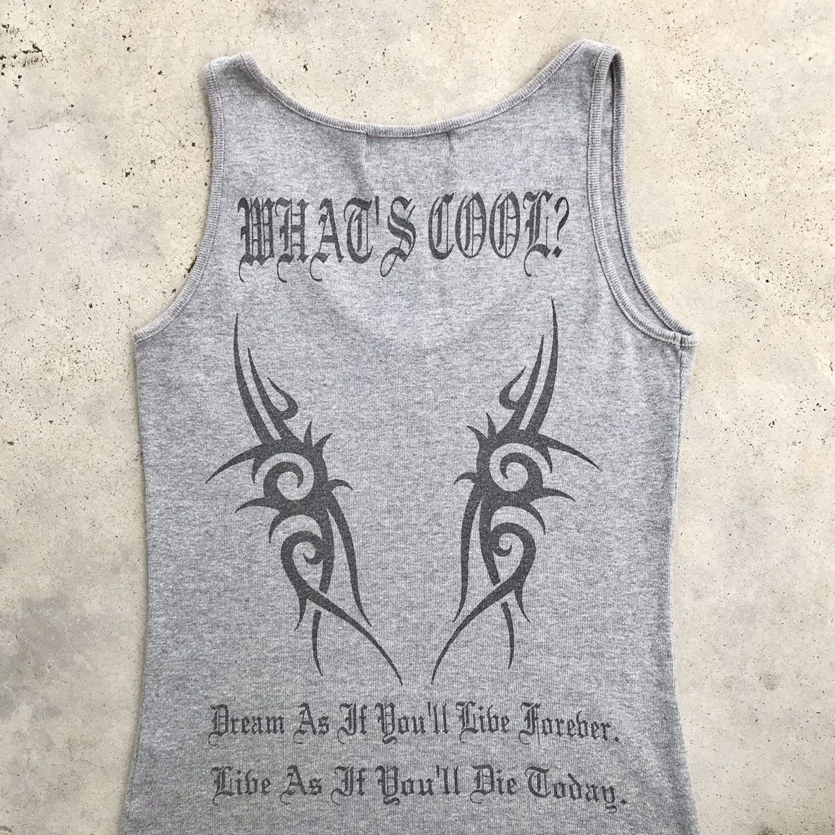 Le Grande Bleu (L.G.B.) 2000's Cecil McBee " Gothic " L.G.B Style Tank Top Size S / US 4 / IT 40 - 4 Thumbnail
