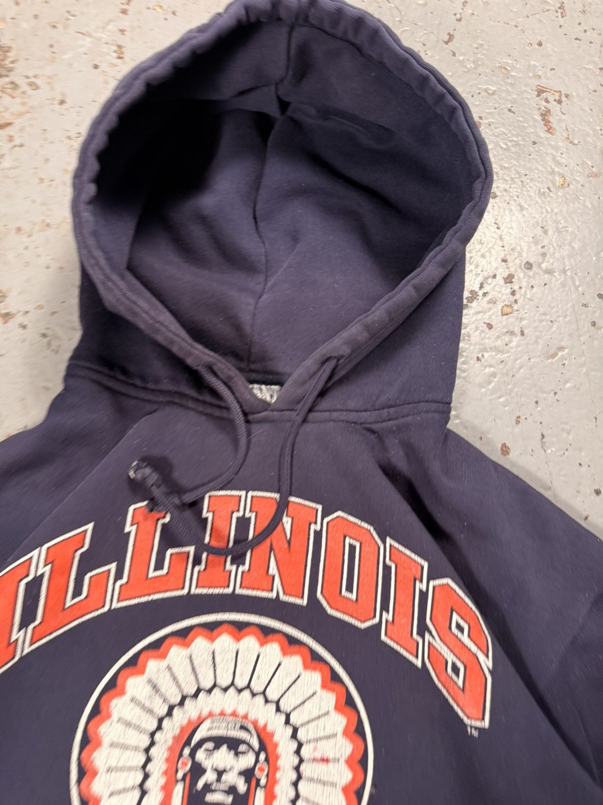 Other Insane Illinois State Distressed Sun Faded College Hoodie Size US S / EU 44-46 / 1 - 4 Thumbnail