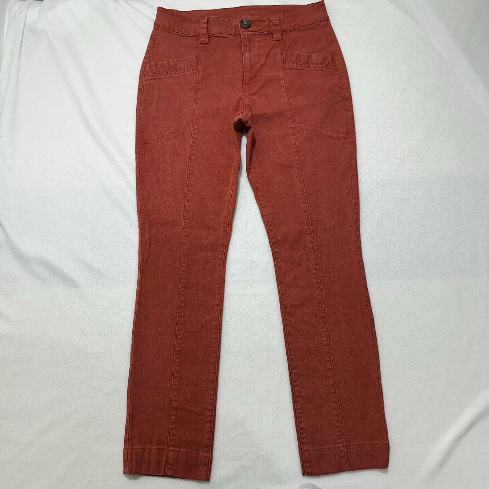 Other Cabi 6 Explorer Pants Skinny Leg Copper Orange Faded Size 28" / US 6 / IT 42 - 1 Thumbnail