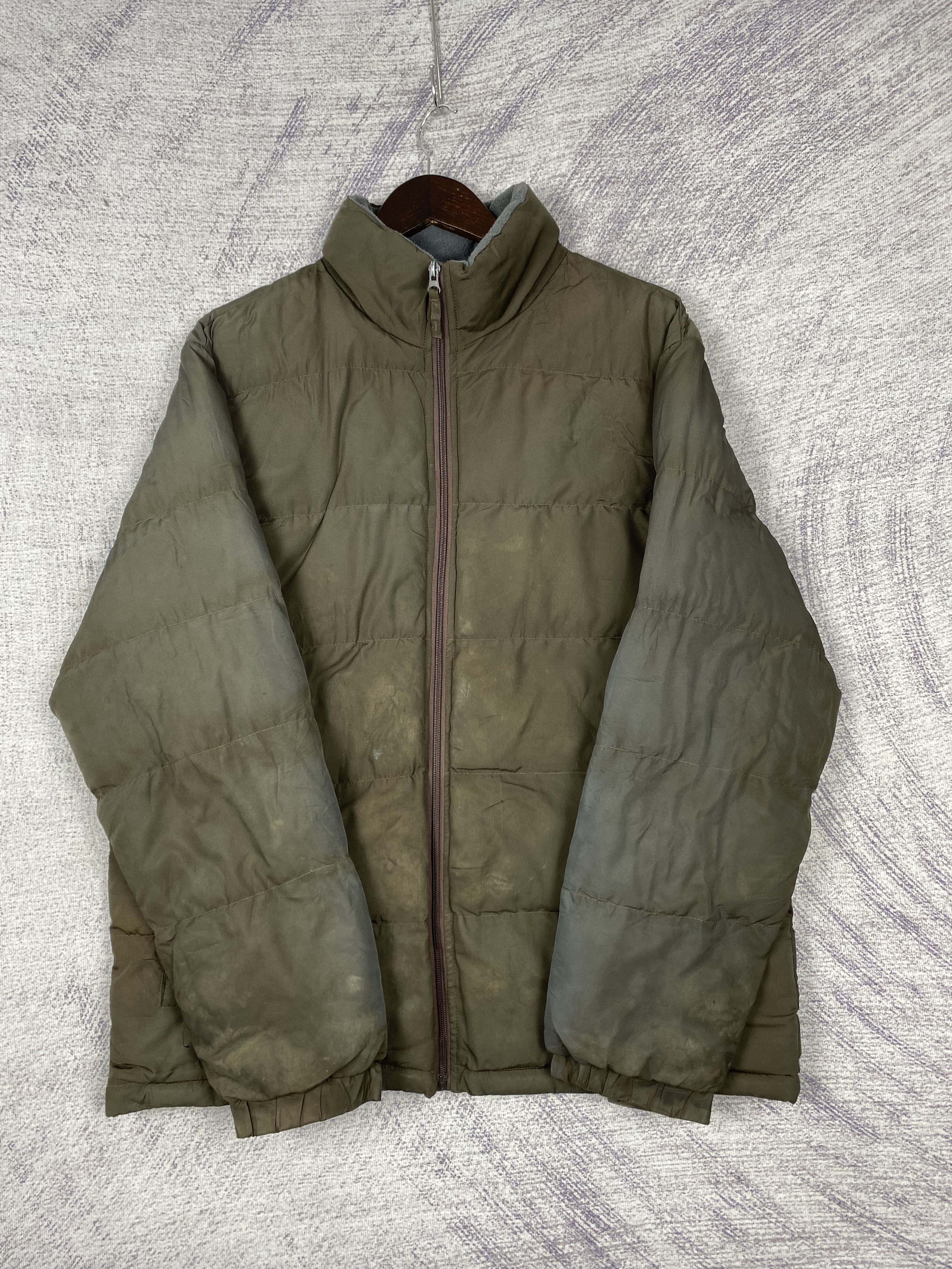 Japanese Brand Vintage Japanese Brand 45 Zip Up Faded Puffer Jacket Size US L / EU 52-54 / 3 - 4 Thumbnail