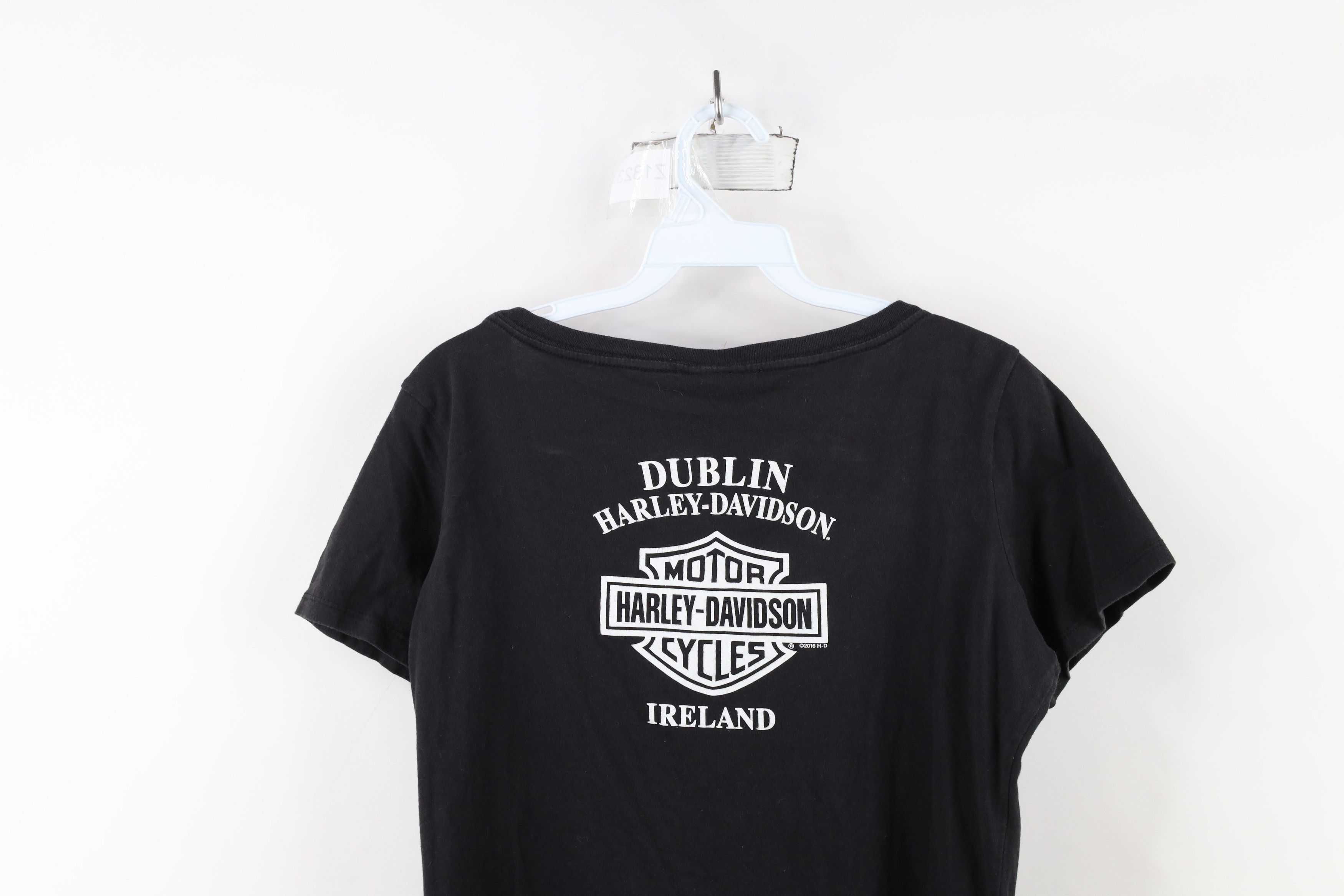 Harley Davidson × Vintage Vintage Y2K Harley Davidson Dublin Ireland T-Shirt Black Size XL / US 12-14 / IT 48-50 - 11 Thumbnail