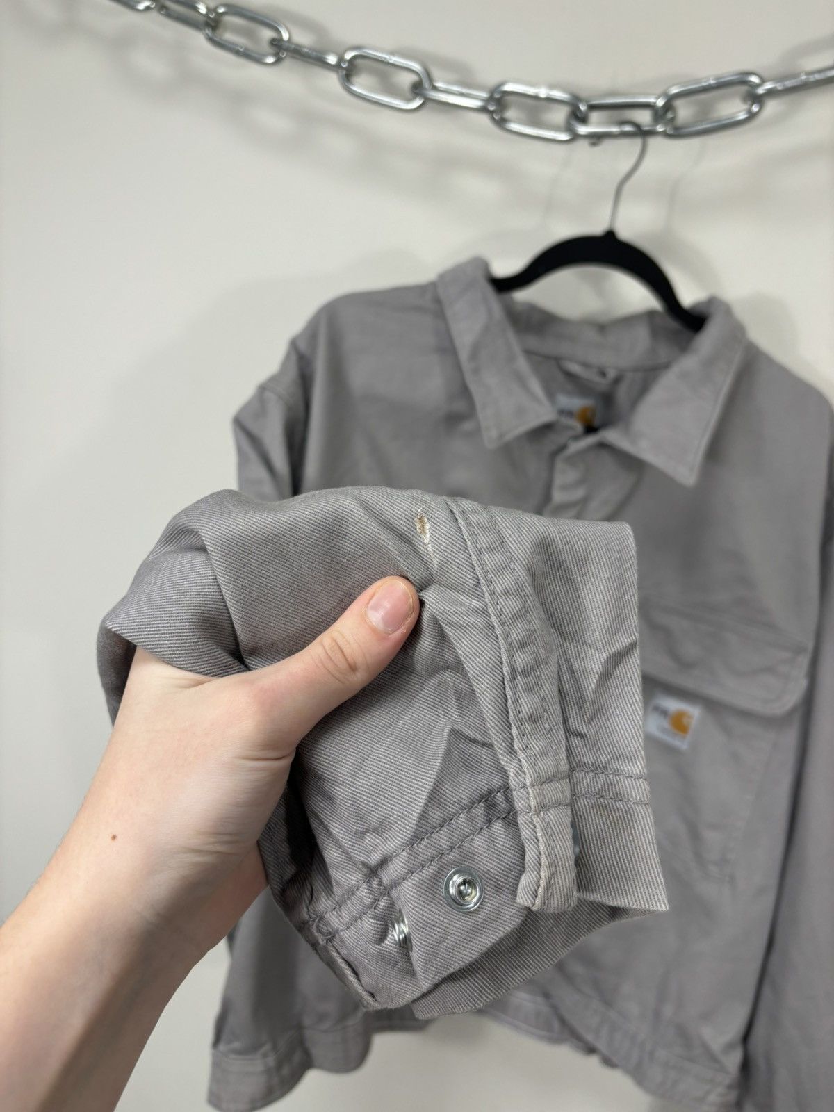 Carhartt Vintage Carhartt FR Gray USA Workwear Boxy Cropped Jacket Size US XL / EU 56 / 4 - 15 Thumbnail