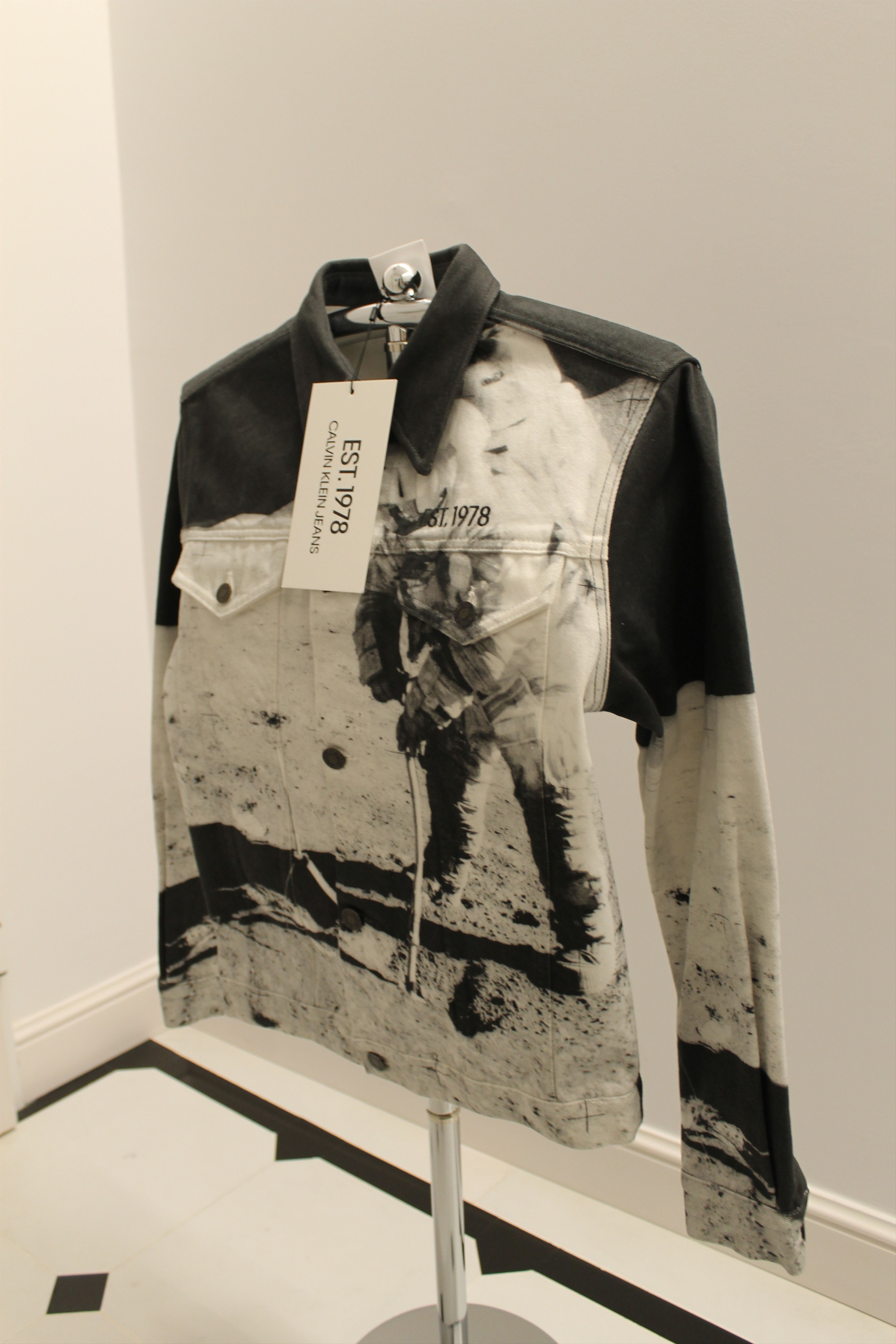 Calvin Klein 205W39NYC “Moon Landing” Denim Jacket by Raf Simons Size US M / EU 48-50 / 2 - 5 Thumbnail