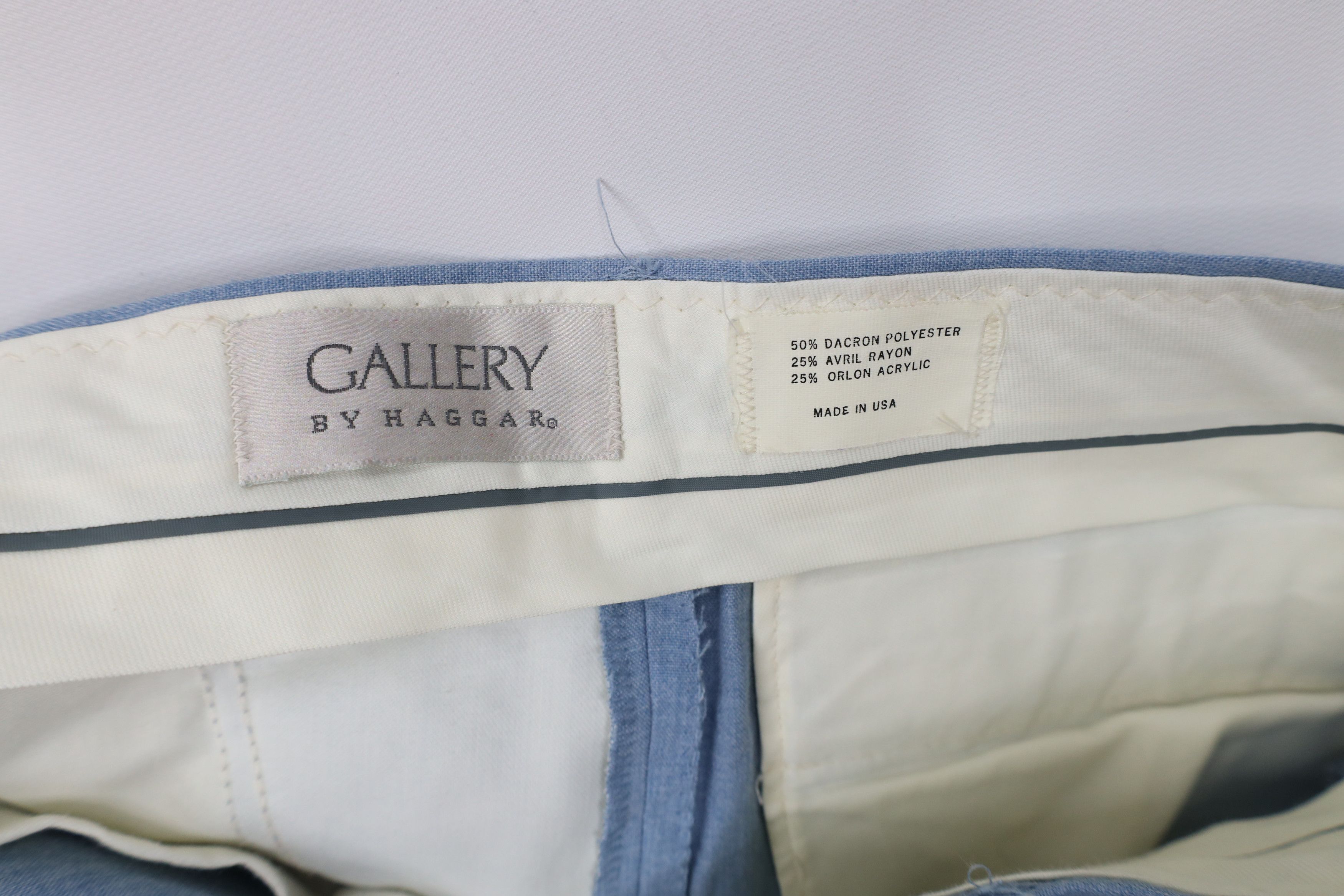 Vintage Vintage 70s Blend Chambray Wide Leg Chino Pants USA Size US 34 / EU 50 - 9 Thumbnail