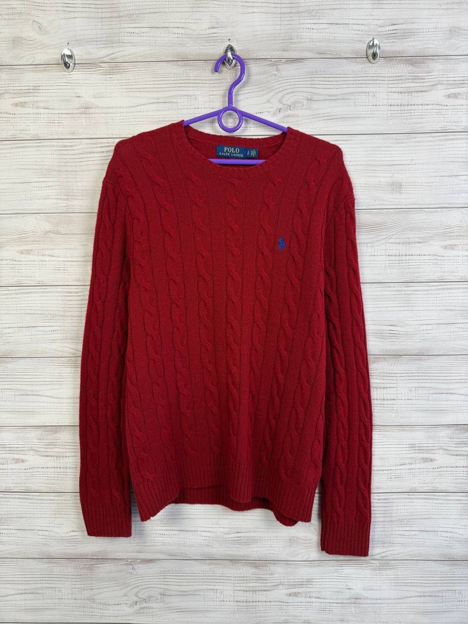 Polo Ralph Lauren Polo Ralph Lauren Sweater Mens Cable Knit Crewneck Pullover Size US S / EU 44-46 / 1 - 1 Thumbnail
