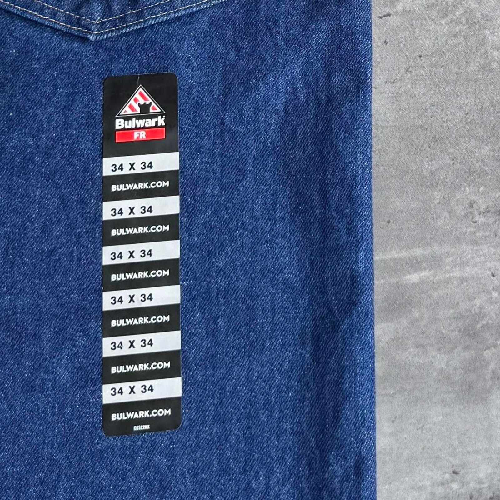 Bulwark × Carhartt × Vintage Carhartt Style Carpenter Skater Bulwark Workwear Denim Jeans Size US 34 / EU 50 - 4 Thumbnail
