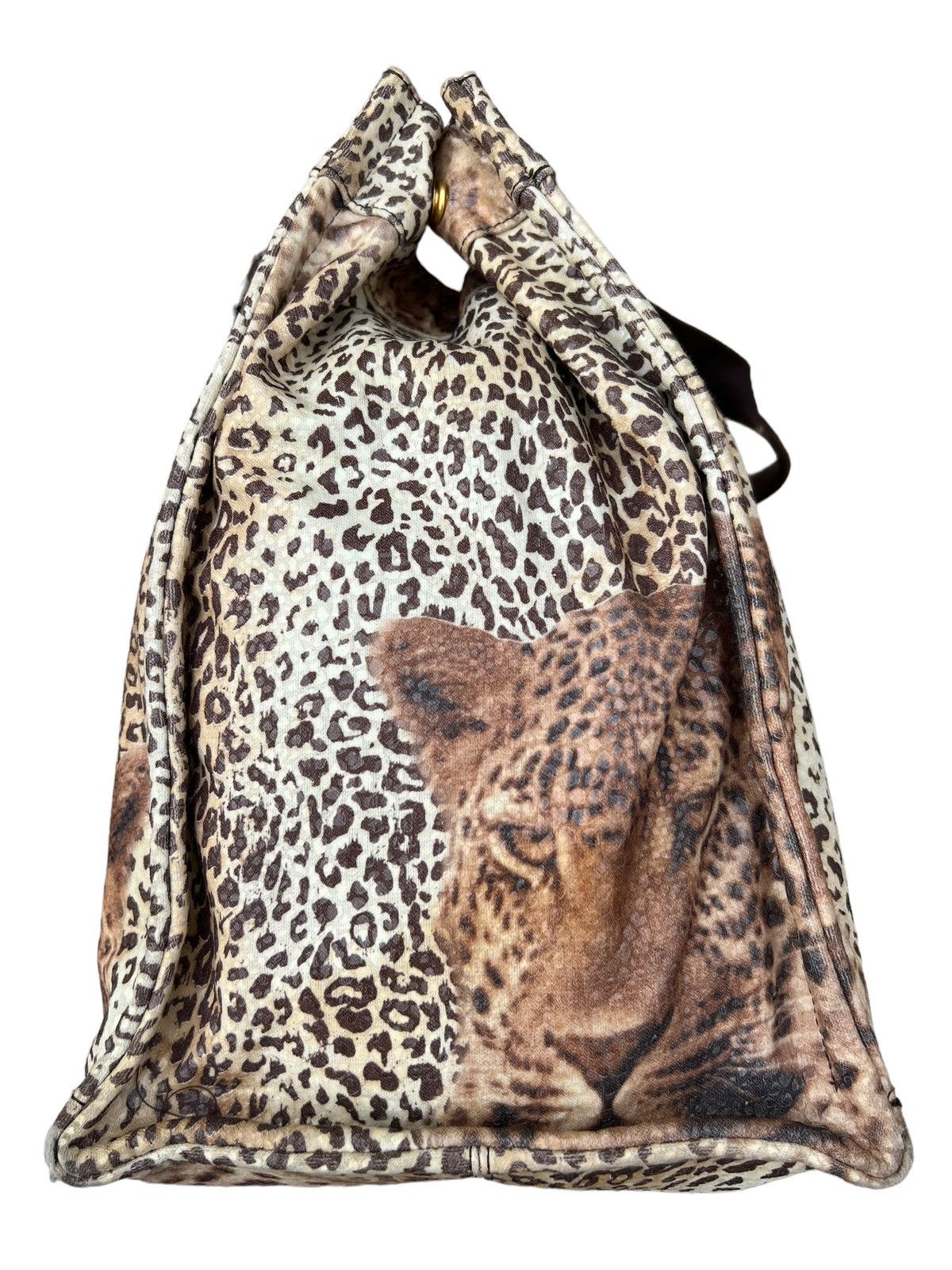 Vintage Vintage Japan Cheetah Leopard Large Tote Bag Size ONE SIZE - 10 Thumbnail
