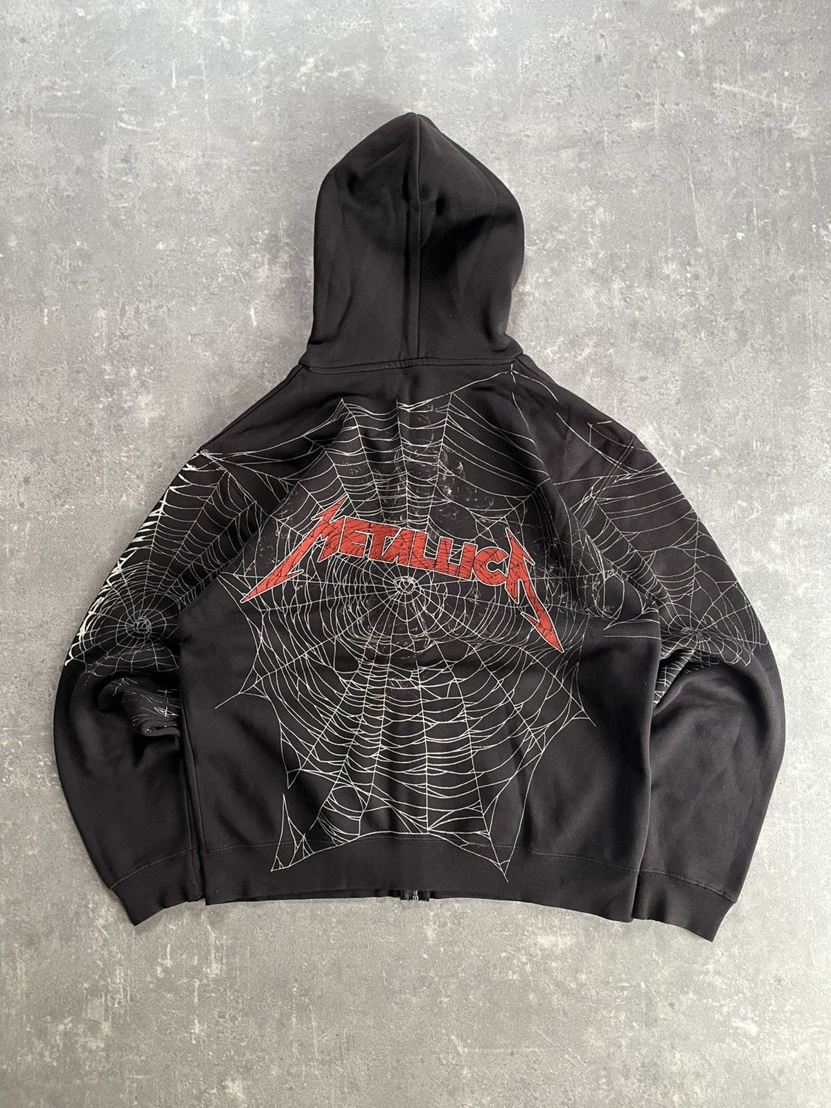Metallica 2010 Metallica Web AOP Printed Rare Zip Hoodie M Size US M / EU 48-50 / 2 - 2 Thumbnail
