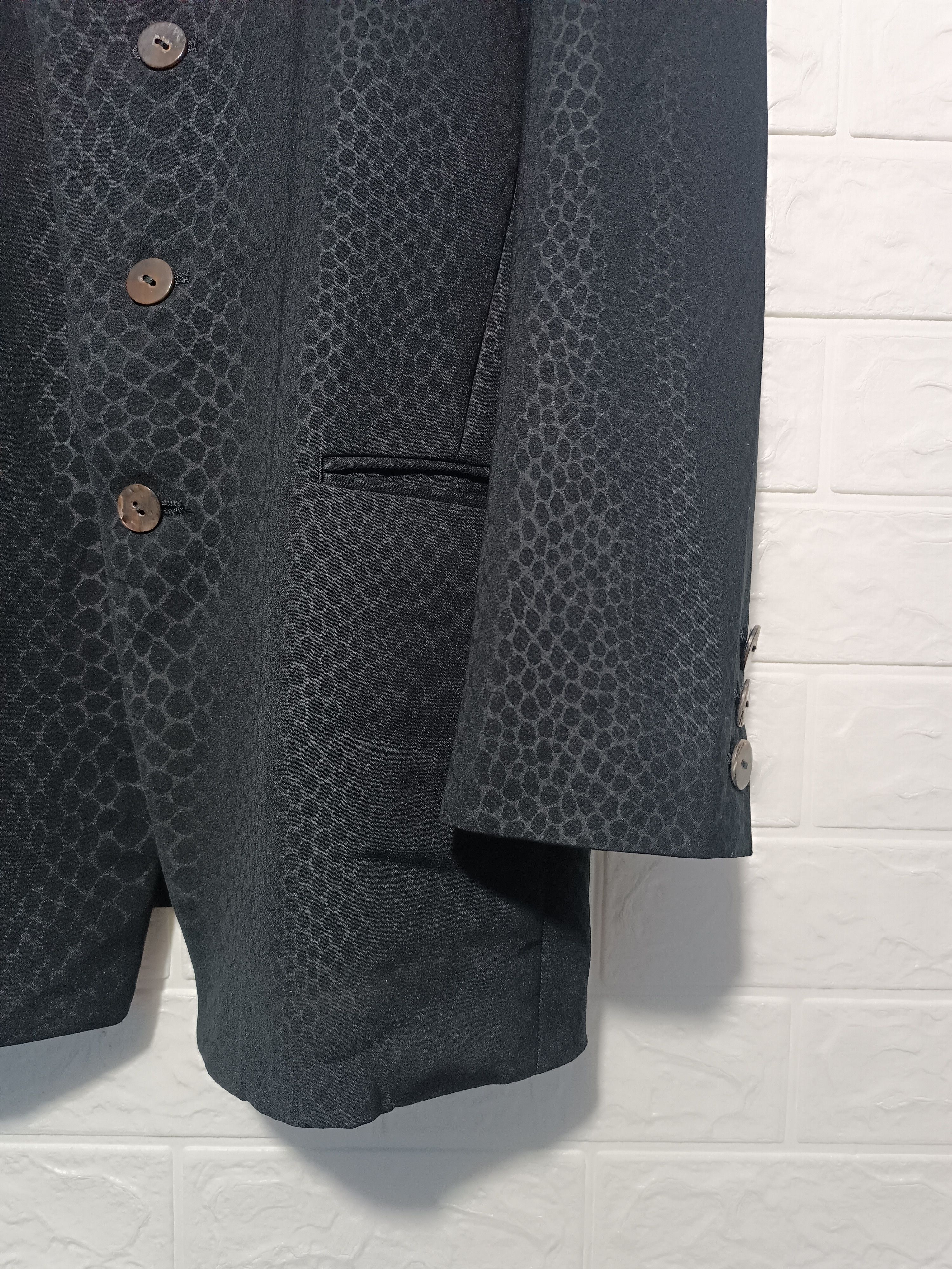 Japanese Brand Made In Japan 🇯🇵 Snake Pattern Blazer Size US L / EU 52-54 / 3 - 6 Thumbnail